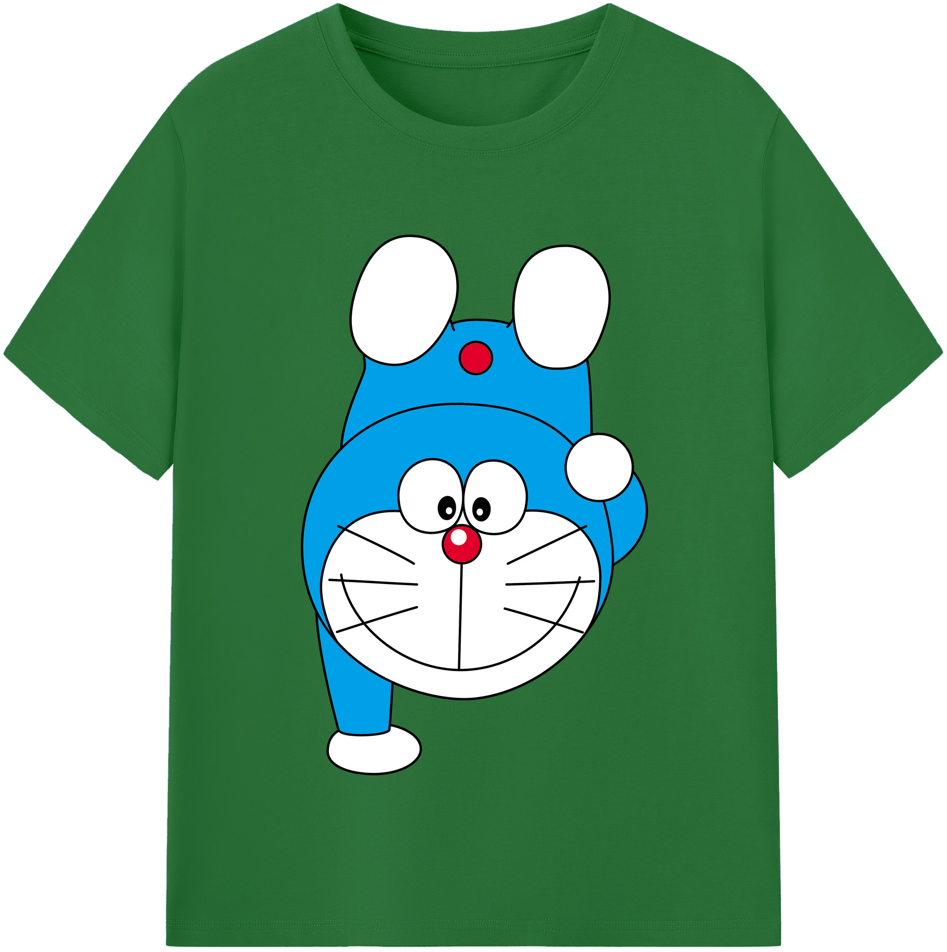 （画像用） ドラえもん Doraemon 綿100％半袖Tシャツ（フロントプリント）
