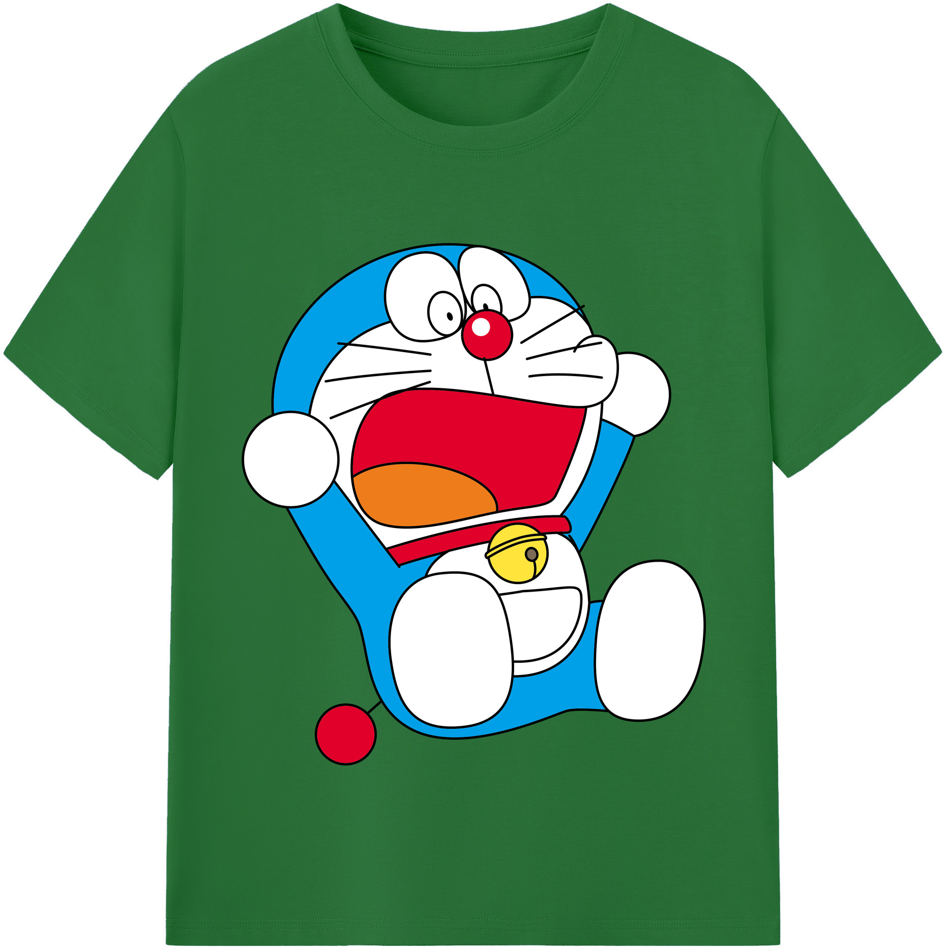 （画像用） ドラえもん Doraemon 綿100％半袖Tシャツ（フロントプリント）