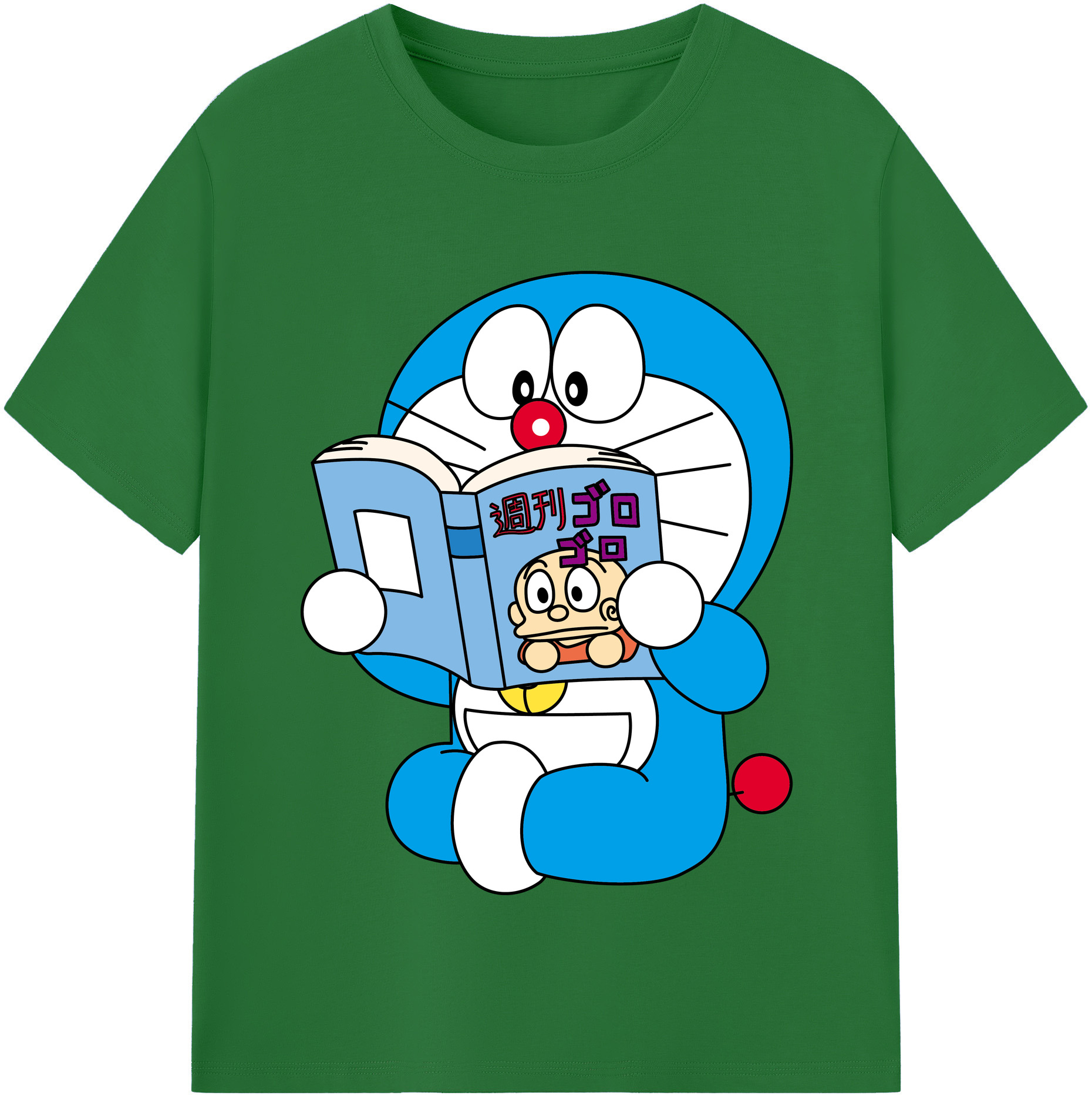 （画像用） ドラえもん Doraemon 綿100％半袖Tシャツ（フロントプリント）