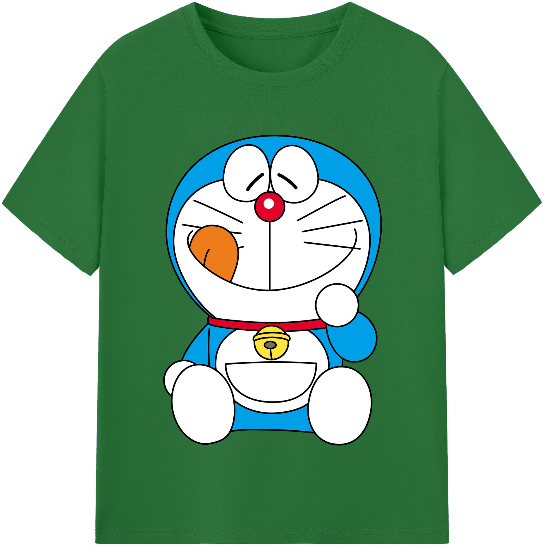 （画像用） ドラえもん Doraemon 綿100％半袖Tシャツ（フロントプリント）