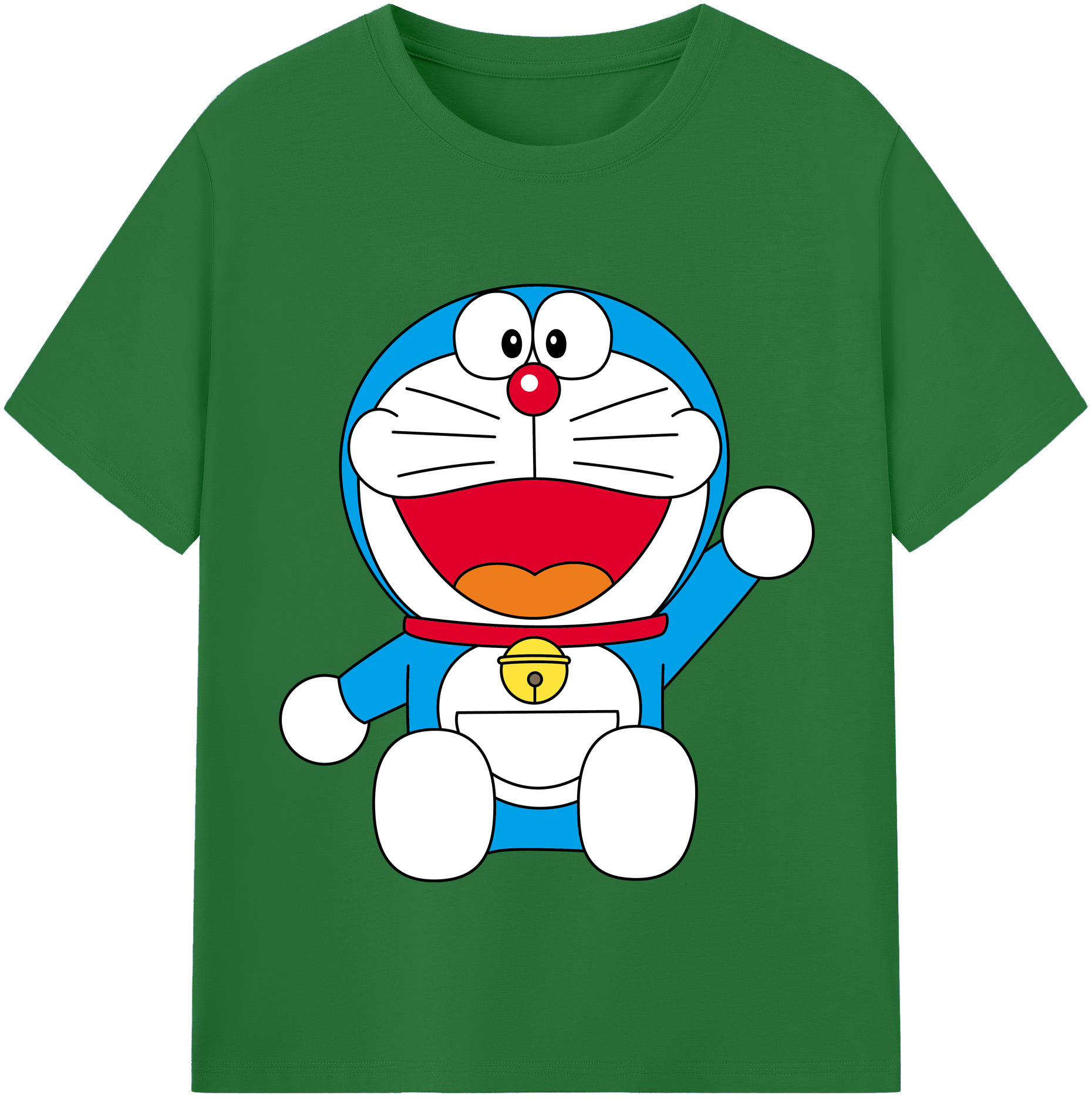 （画像用） ドラえもん Doraemon 綿100％半袖Tシャツ（フロントプリント）