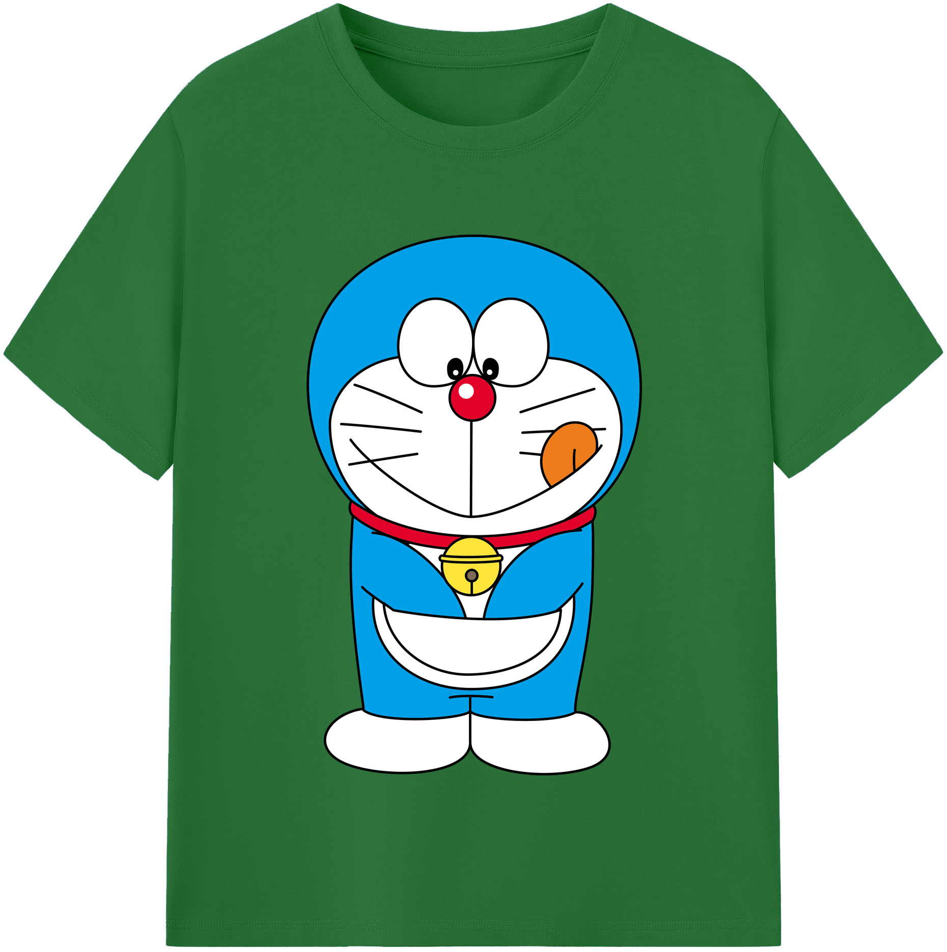 （画像用） ドラえもん Doraemon 綿100％半袖Tシャツ（フロントプリント）