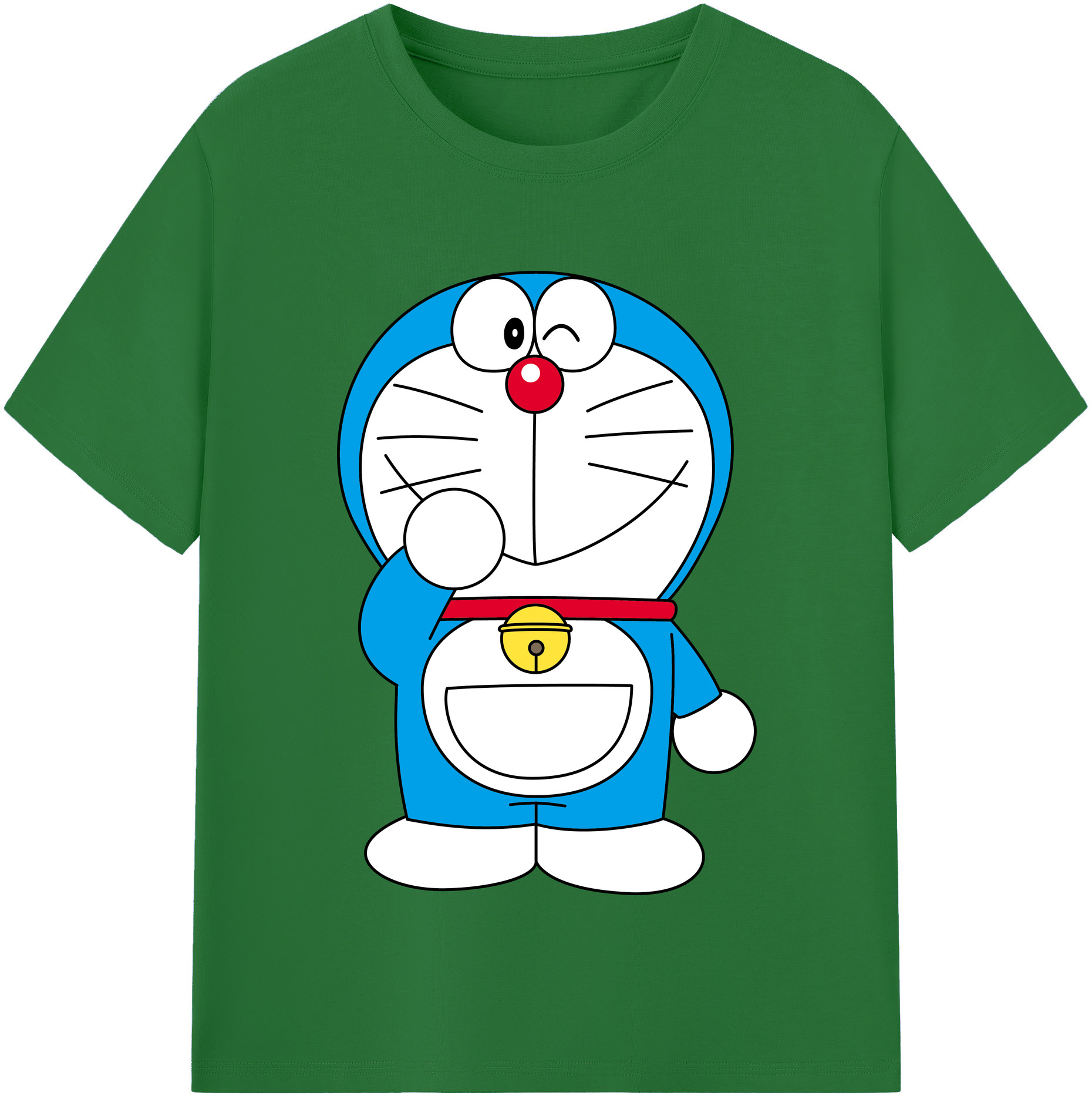 （画像用） ドラえもん Doraemon 綿100％半袖Tシャツ（フロントプリント）