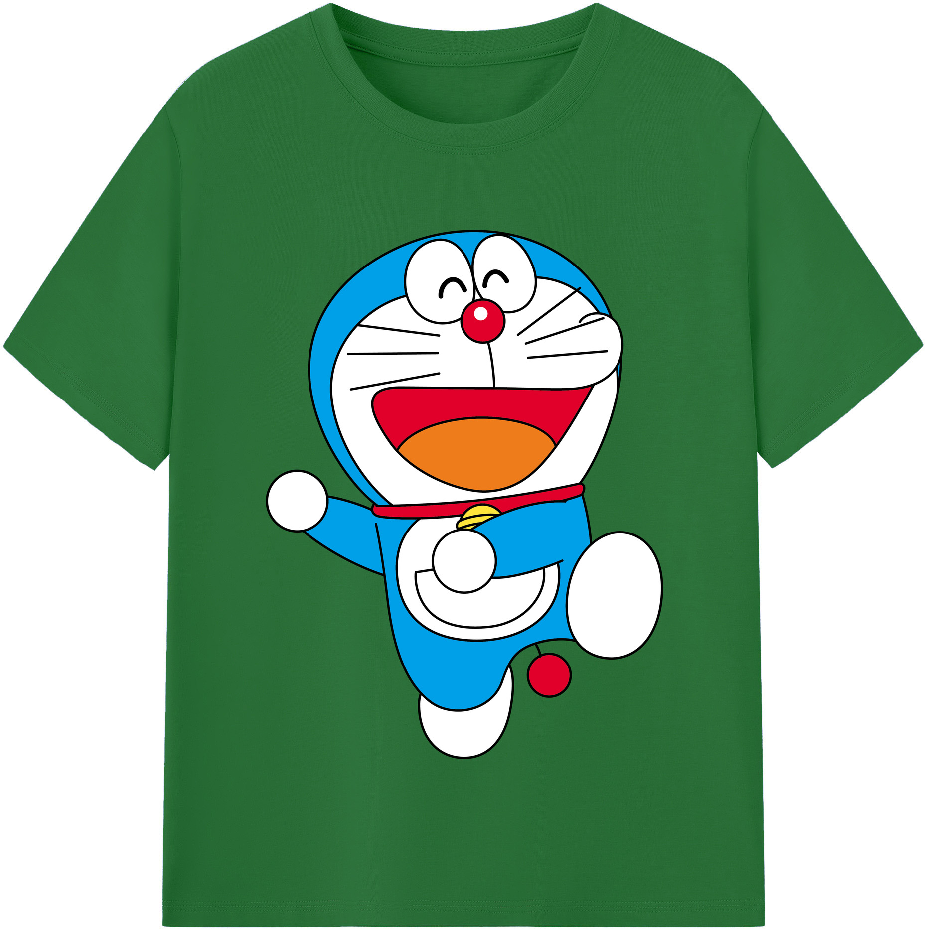 （画像用） ドラえもん Doraemon 綿100％半袖Tシャツ（フロントプリント）