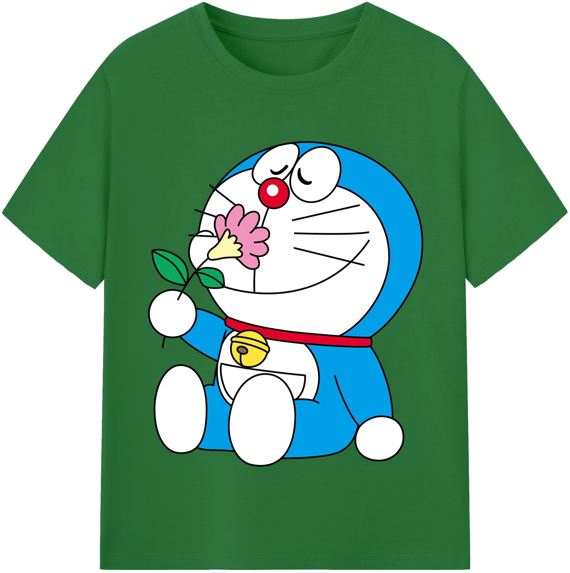 （画像用） ドラえもん Doraemon 綿100％半袖Tシャツ（フロントプリント）