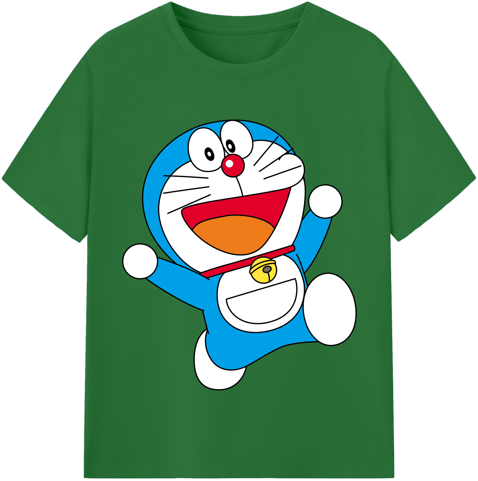 （画像用） ドラえもん Doraemon 綿100％半袖Tシャツ（フロントプリント）