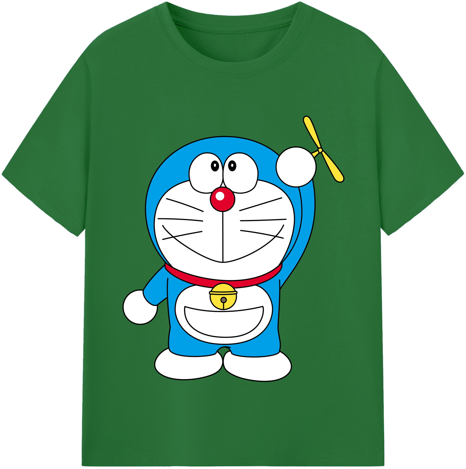 （画像用） ドラえもん Doraemon 綿100％半袖Tシャツ（フロントプリント）