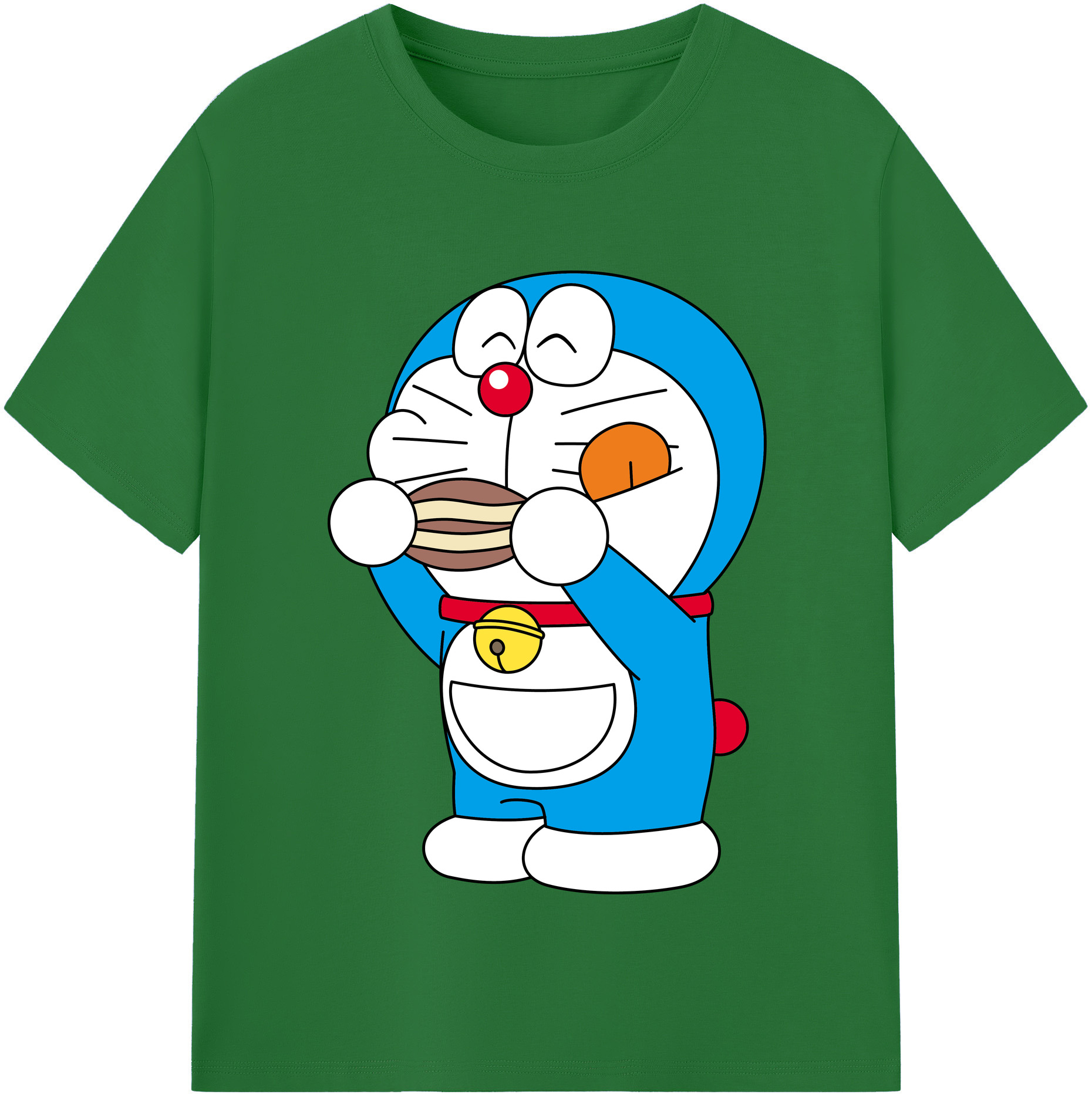 （画像用） ドラえもん Doraemon 綿100％半袖Tシャツ（フロントプリント）