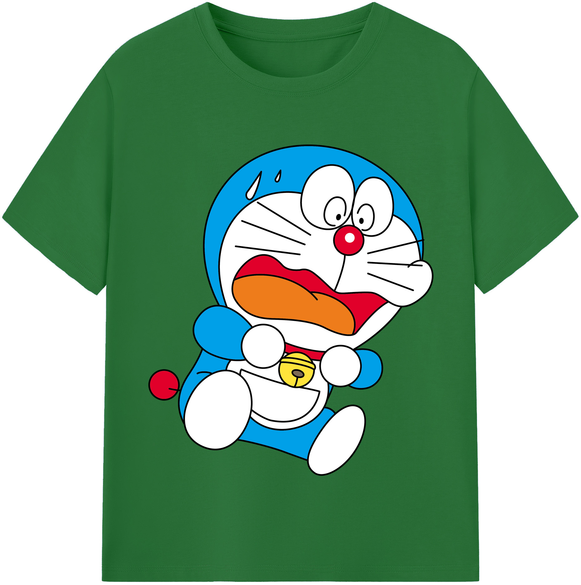 （画像用） ドラえもん Doraemon 綿100％半袖Tシャツ（フロントプリント）