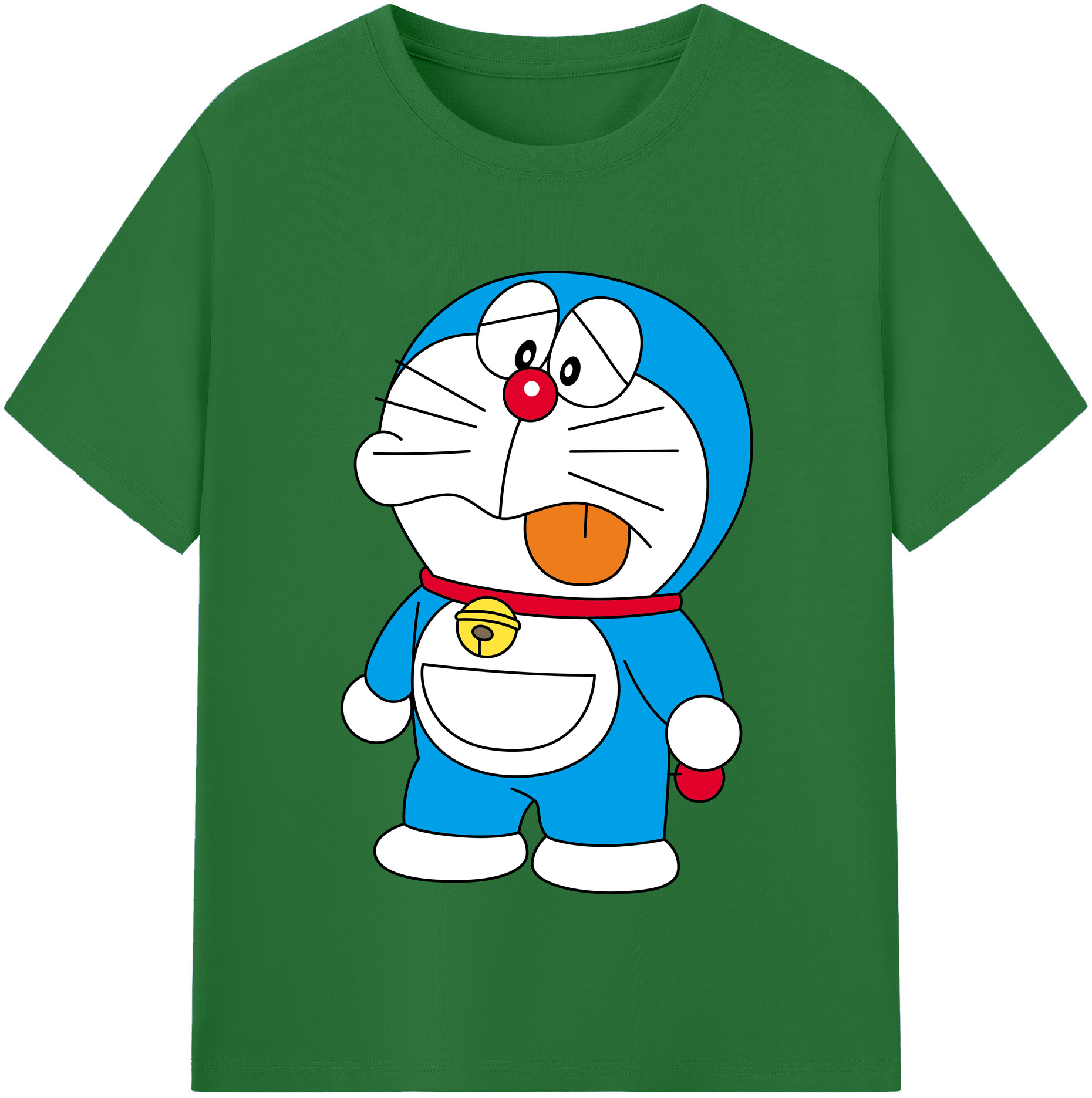 （画像用） ドラえもん Doraemon 綿100％半袖Tシャツ（フロントプリント）