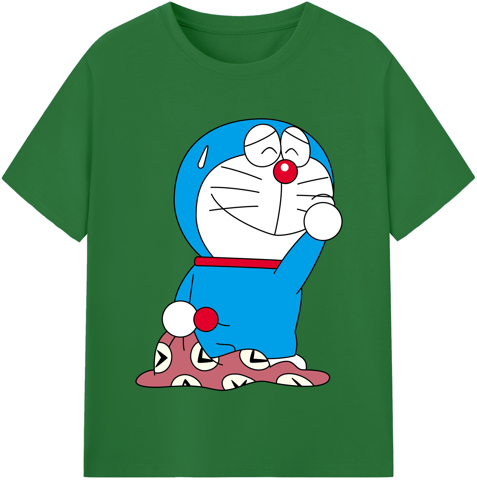 （画像用） ドラえもん Doraemon 綿100％半袖Tシャツ（フロントプリント）