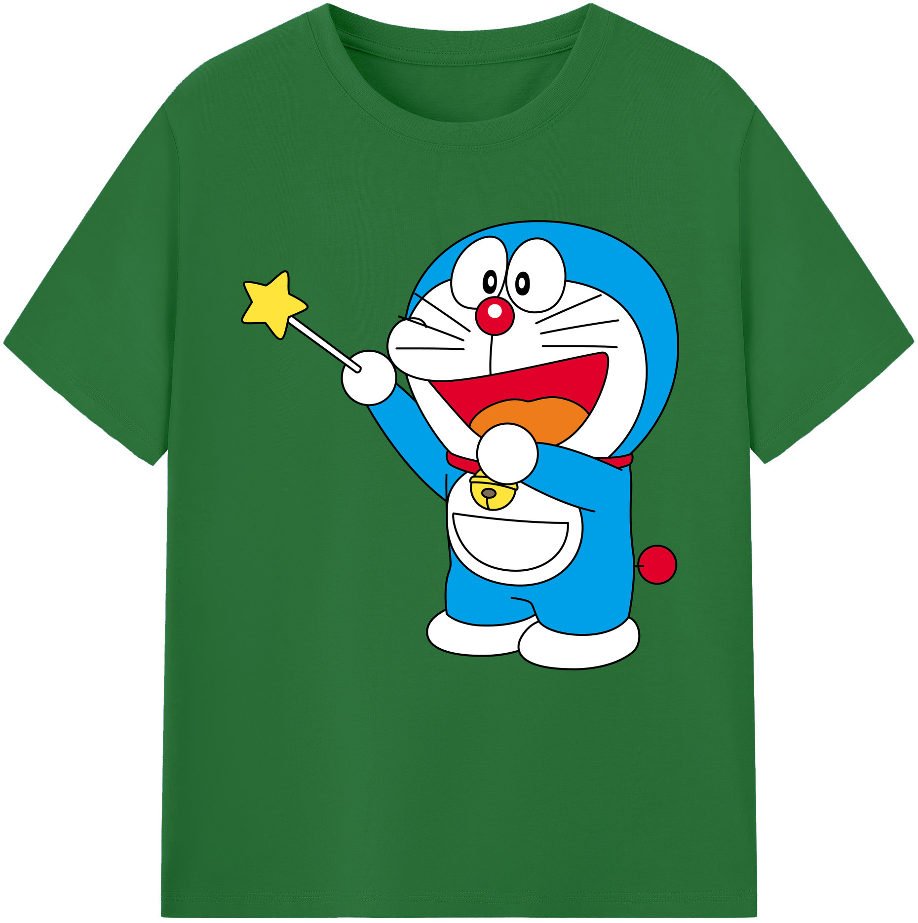 （画像用） ドラえもん Doraemon 綿100％半袖Tシャツ（フロントプリント）
