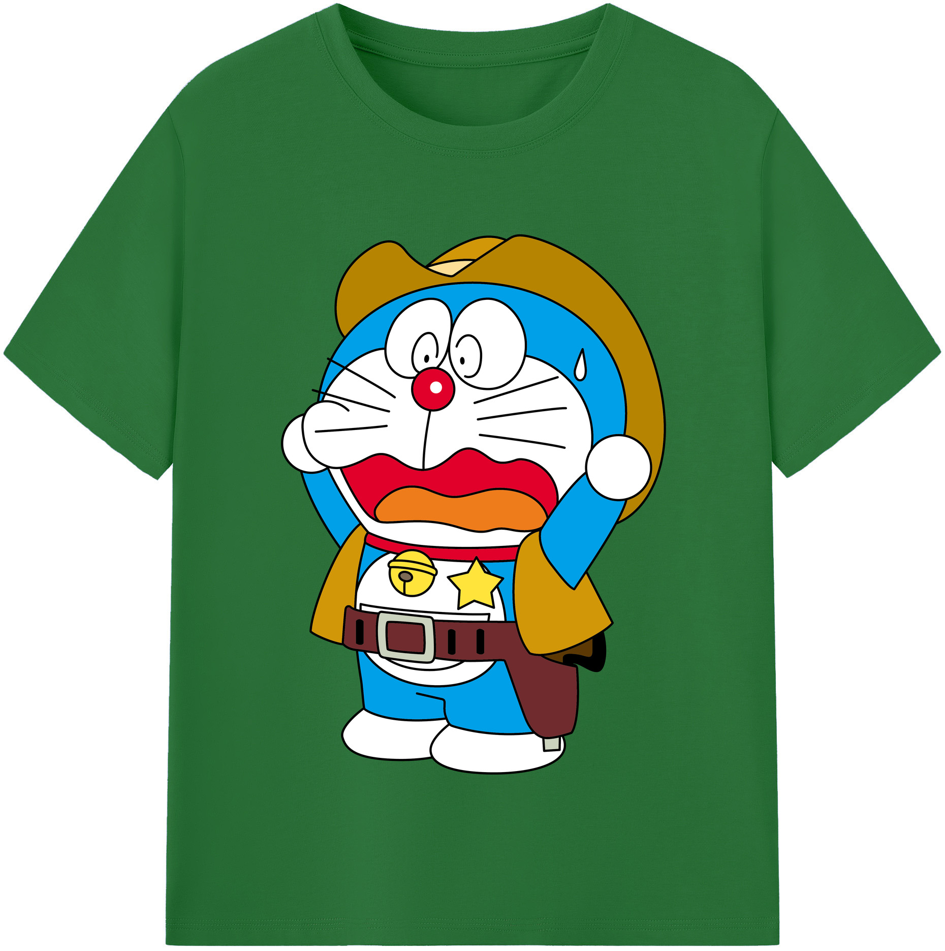 （画像用） ドラえもん Doraemon 綿100％半袖Tシャツ（フロントプリント）
