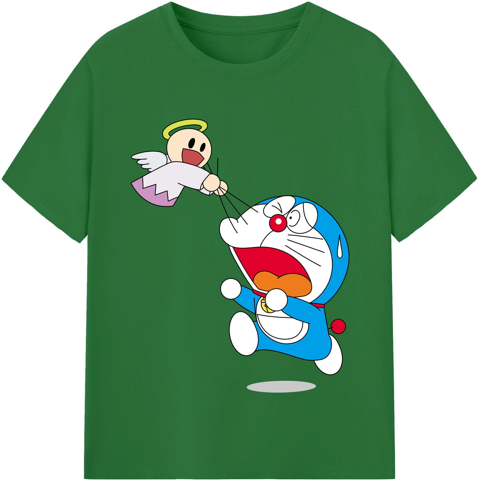 （画像用） ドラえもん Doraemon 綿100％半袖Tシャツ（フロントプリント）