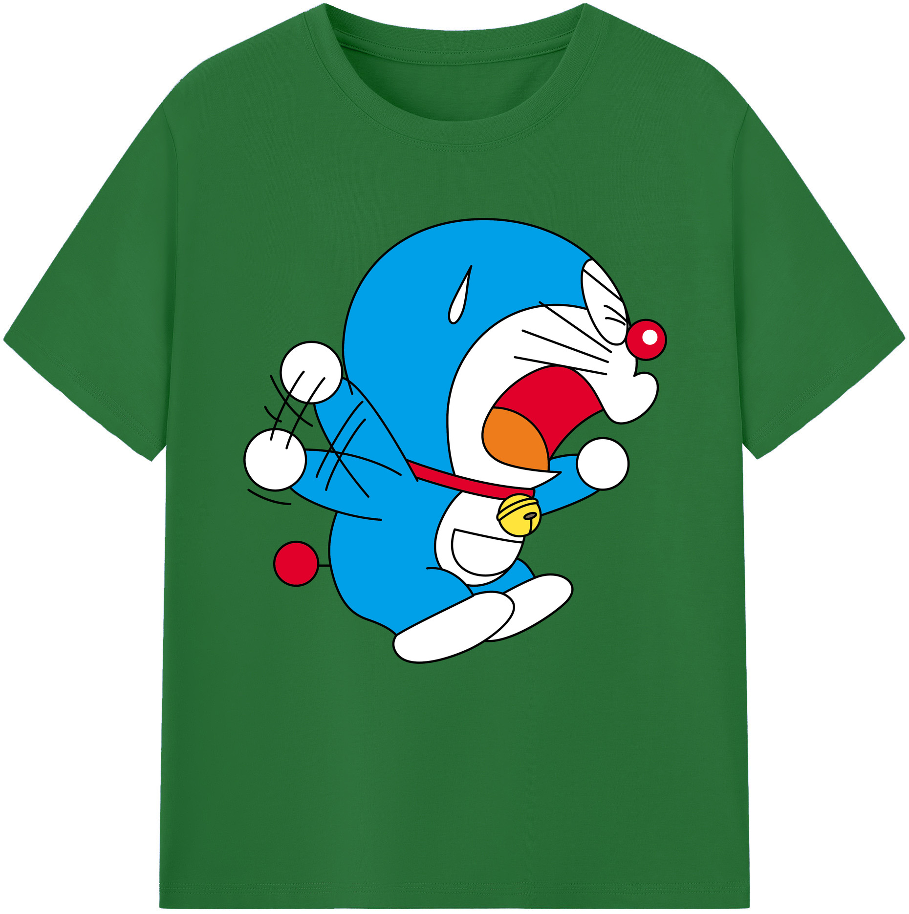 （画像用） ドラえもん Doraemon 綿100％半袖Tシャツ（フロントプリント）