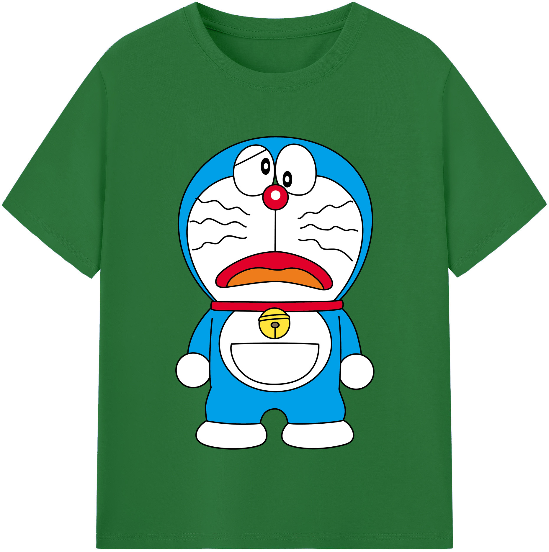 （画像用） ドラえもん Doraemon 綿100％半袖Tシャツ（フロントプリント）