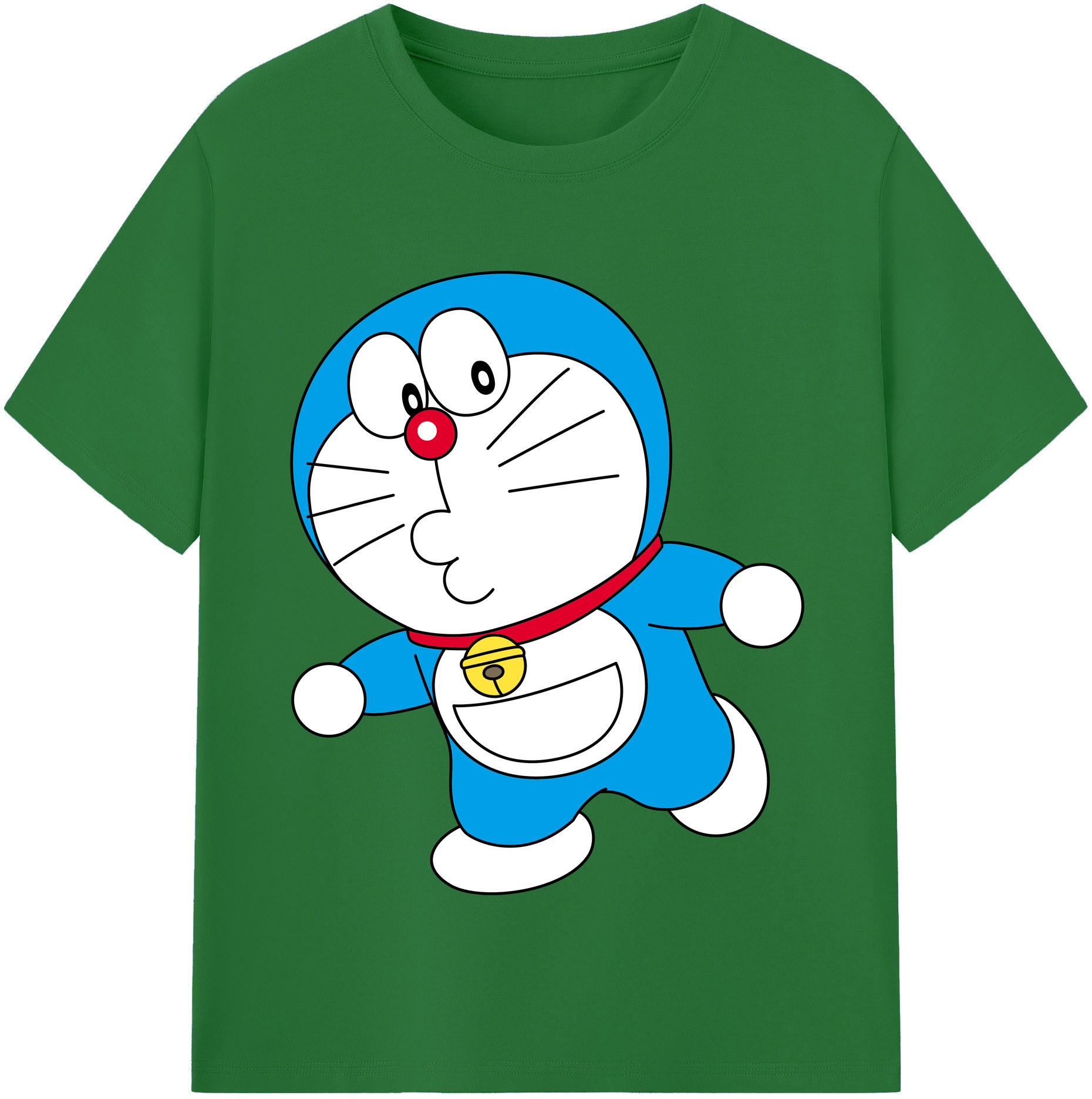 （画像用） ドラえもん Doraemon 綿100％半袖Tシャツ（フロントプリント）