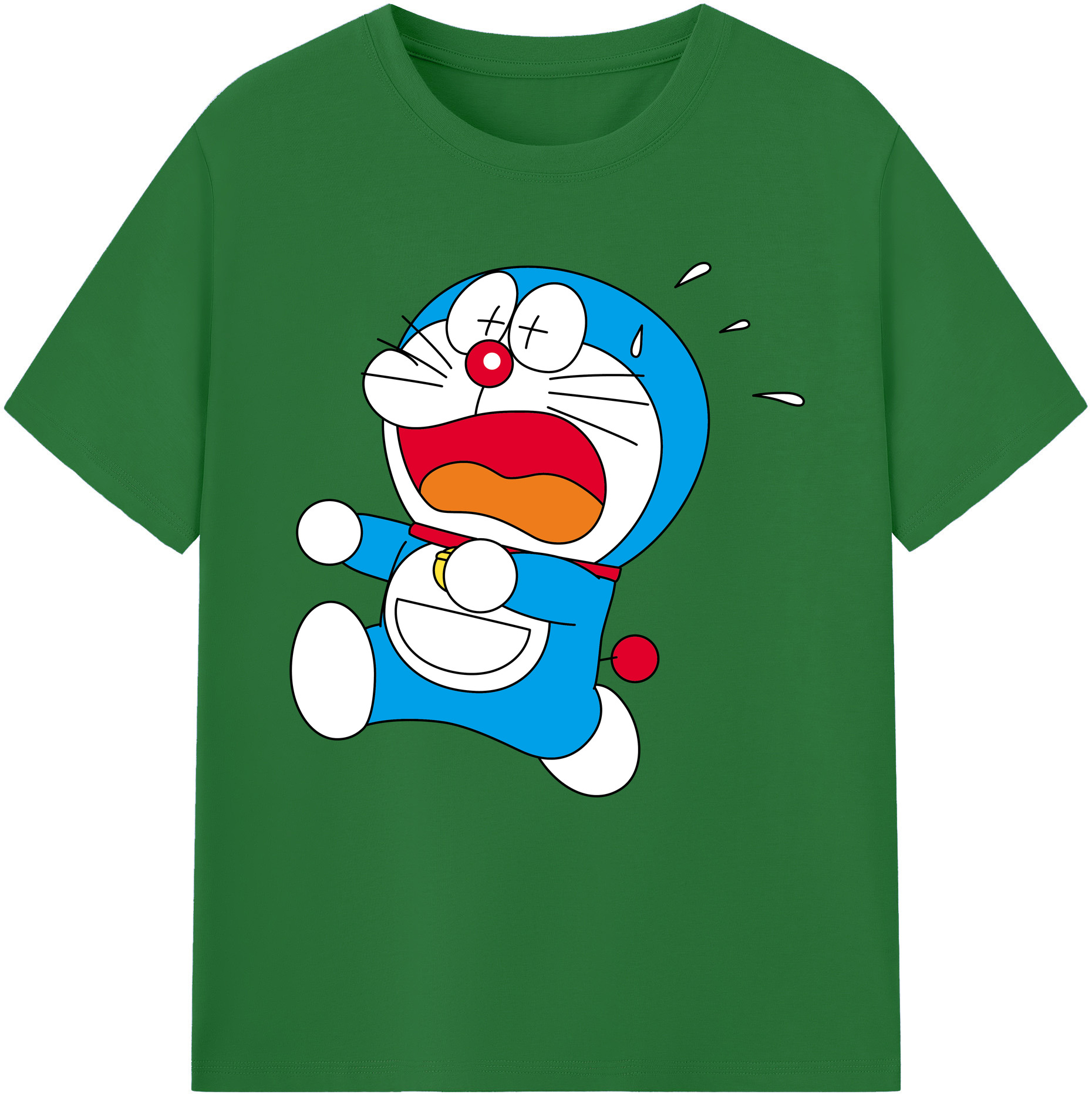 （画像用） ドラえもん Doraemon 綿100％半袖Tシャツ（フロントプリント）
