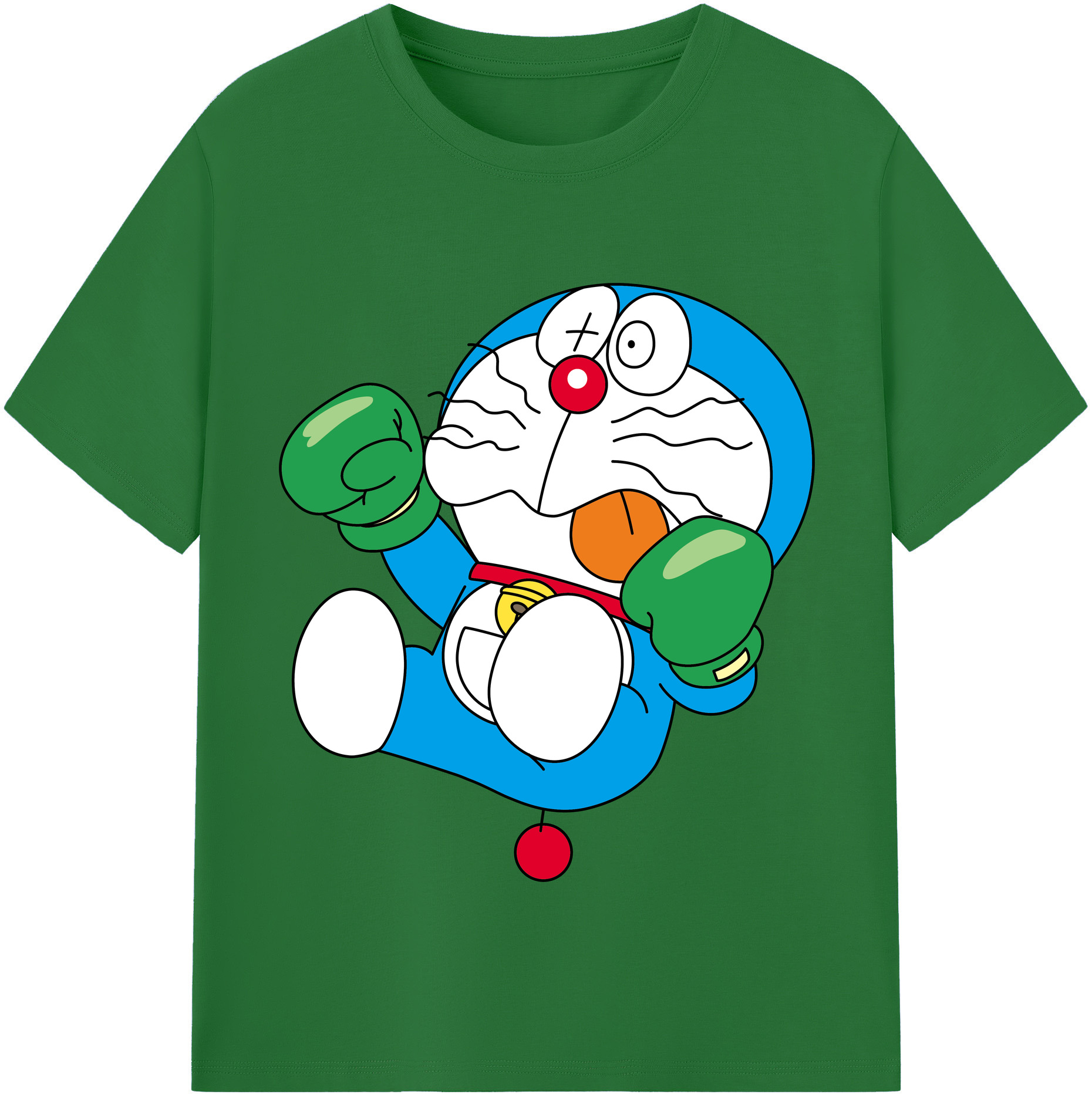 （画像用） ドラえもん Doraemon 綿100％半袖Tシャツ（フロントプリント）