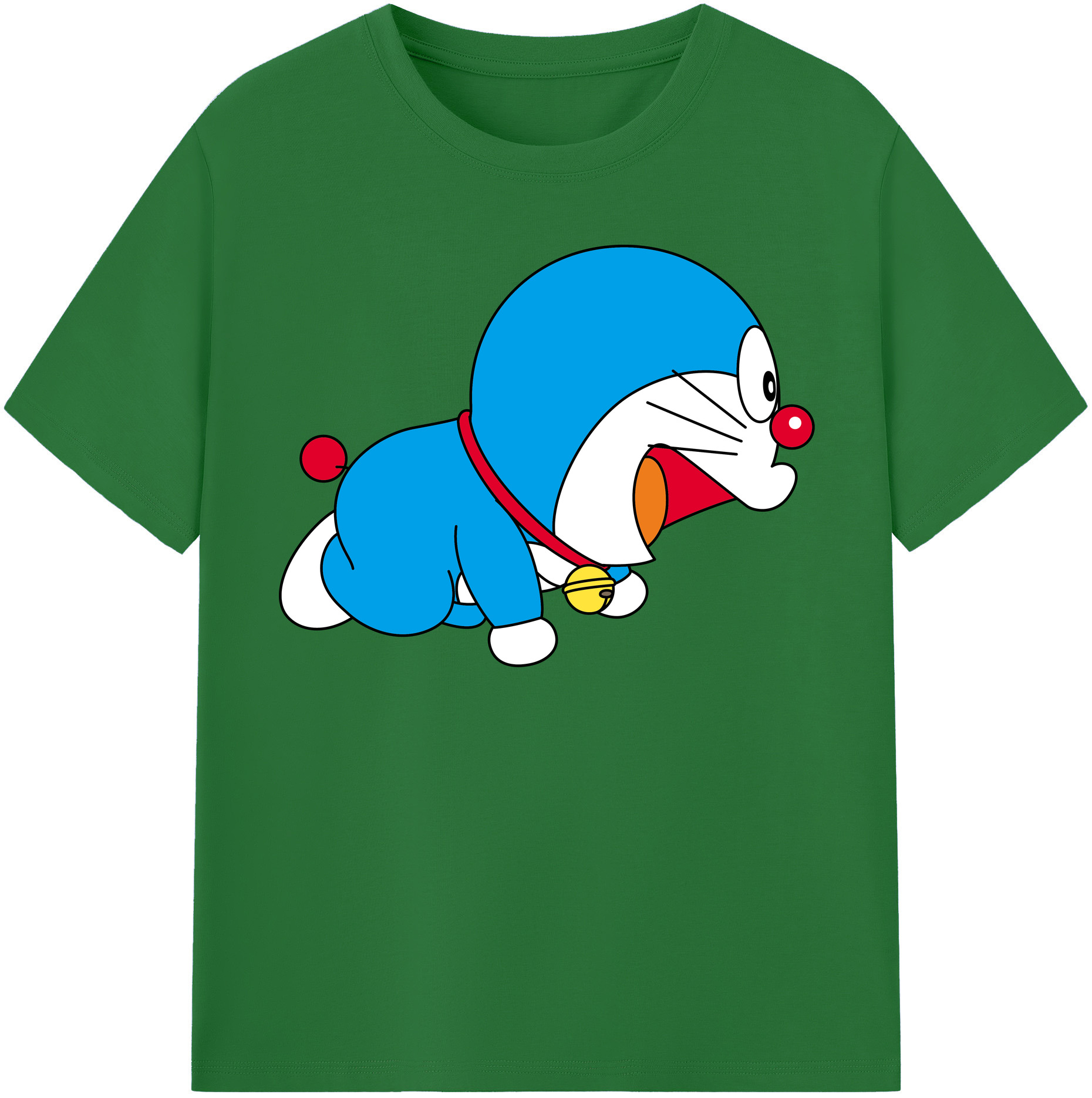 （画像用） ドラえもん Doraemon 綿100％半袖Tシャツ（フロントプリント）