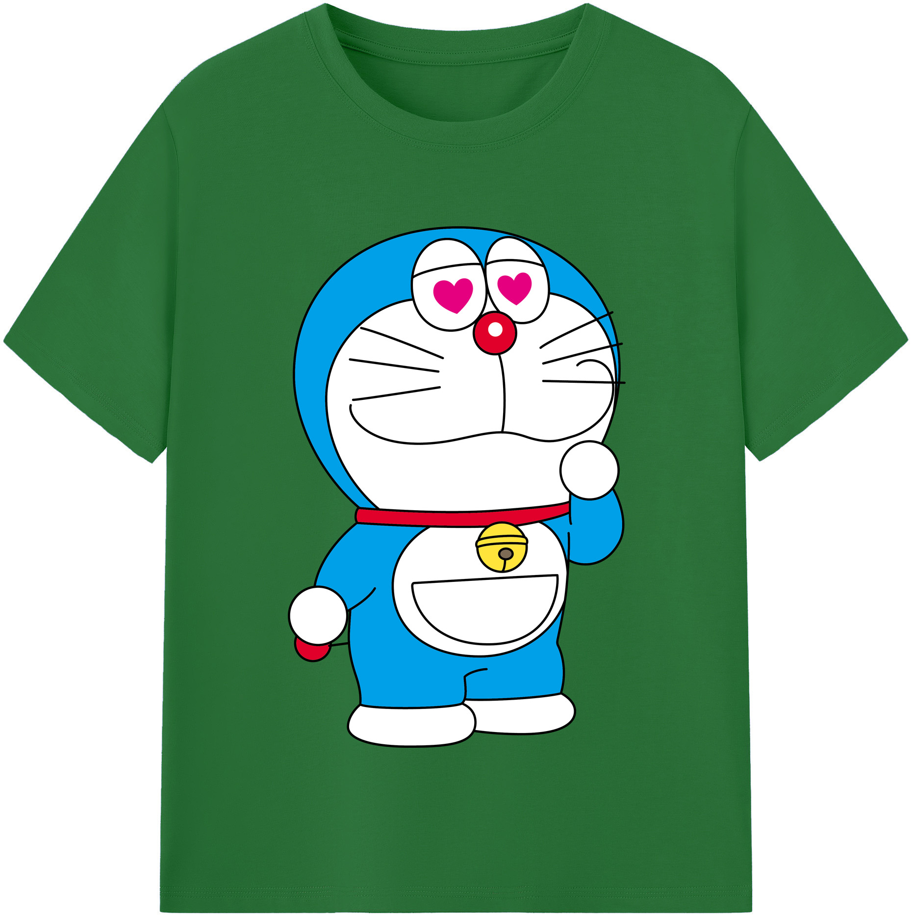 （画像用） ドラえもん Doraemon 綿100％半袖Tシャツ（フロントプリント）