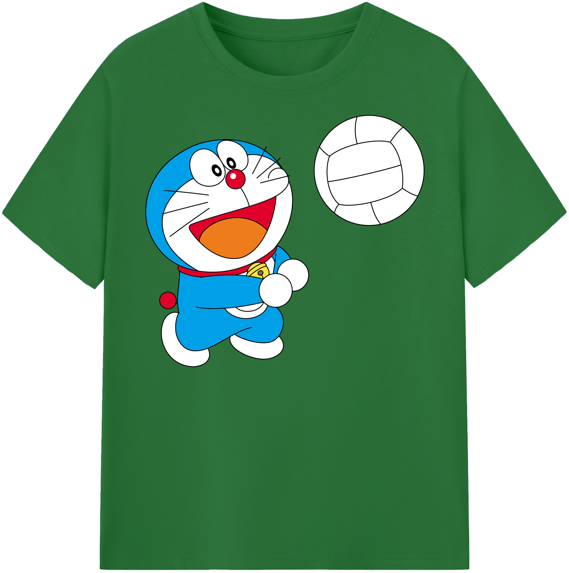 （画像用） ドラえもん Doraemon 綿100％半袖Tシャツ（フロントプリント）
