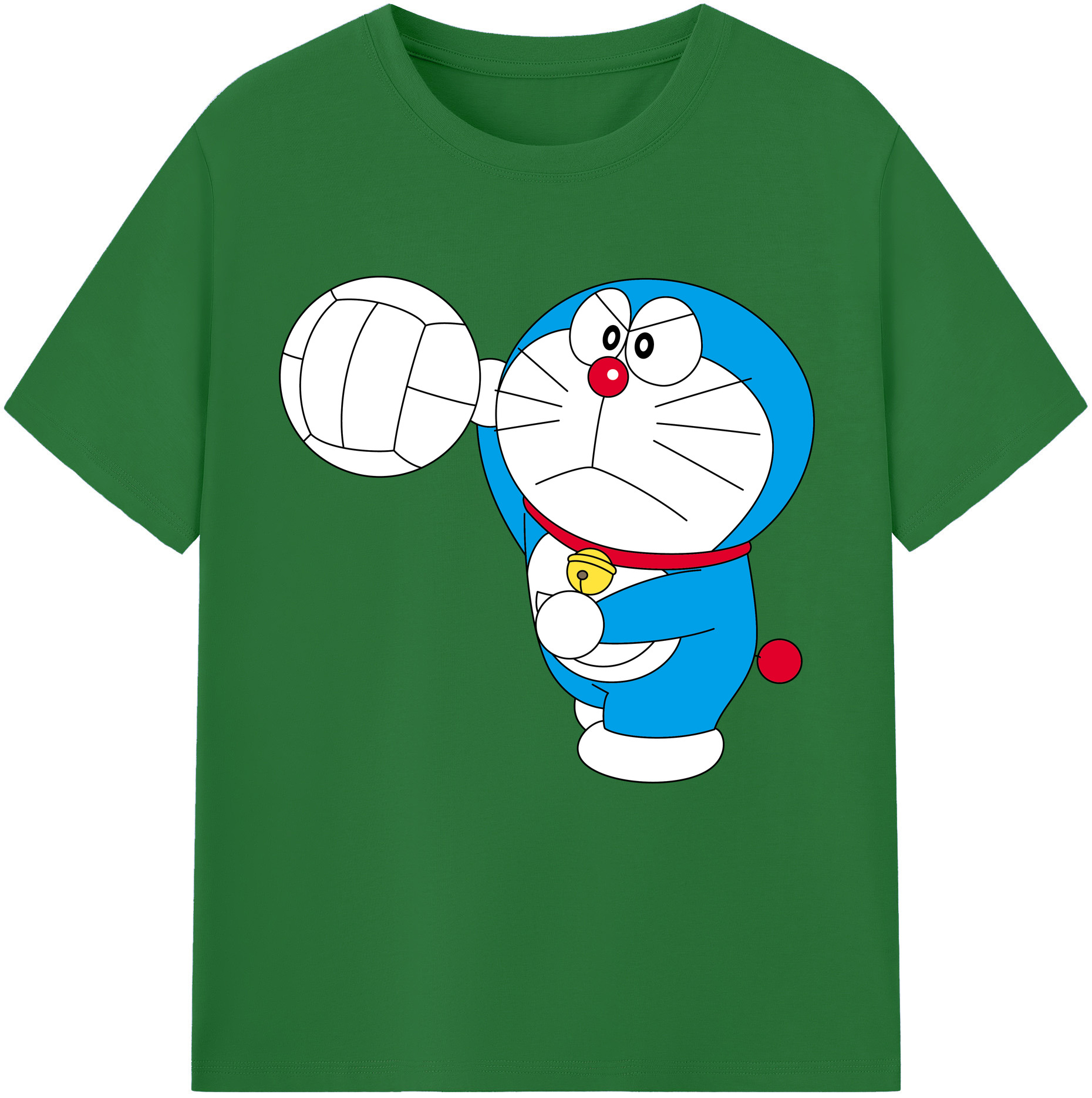 （画像用） ドラえもん Doraemon 綿100％半袖Tシャツ（フロントプリント）