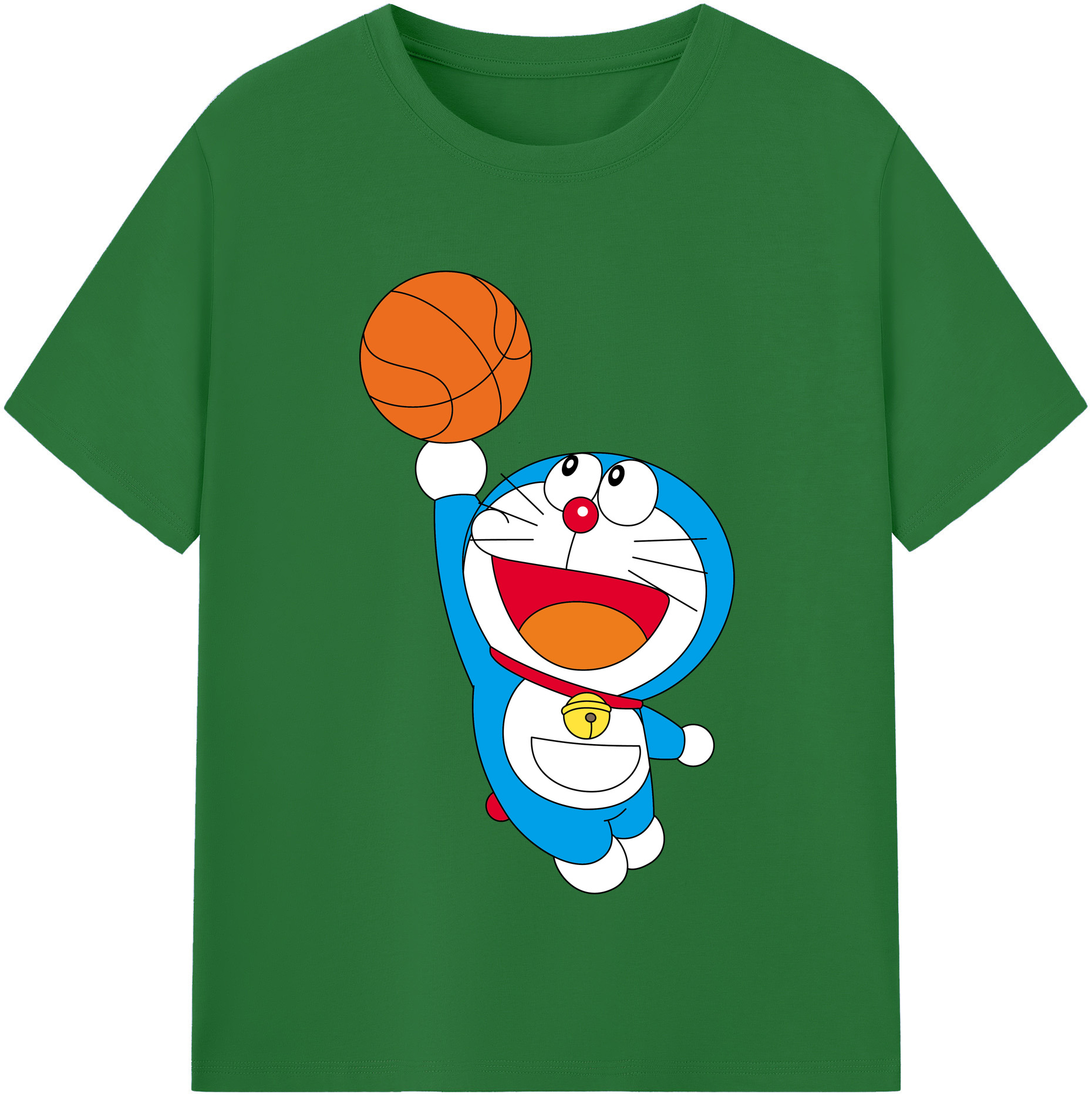 （画像用） ドラえもん Doraemon 綿100％半袖Tシャツ（フロントプリント）