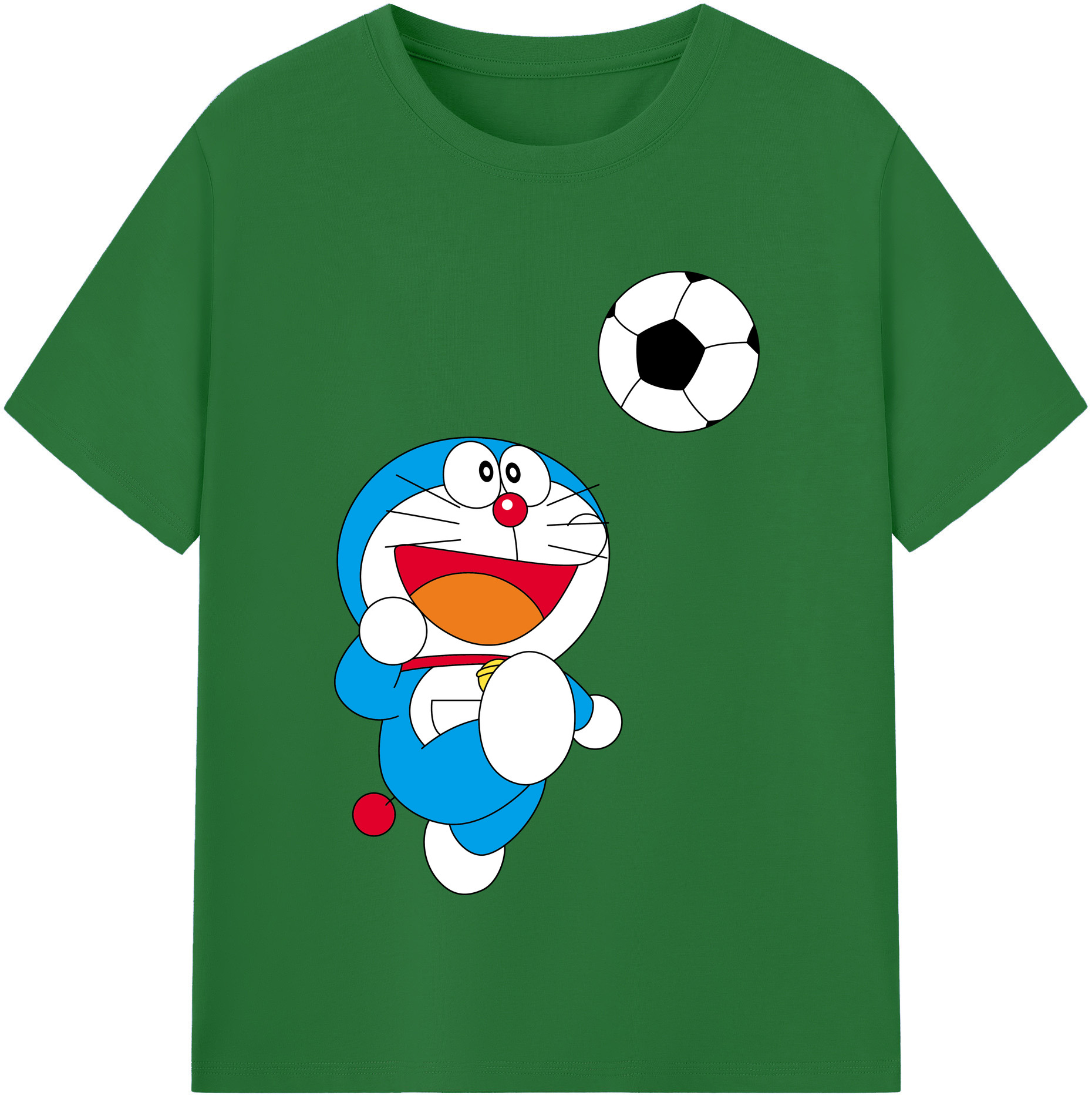 （画像用） ドラえもん Doraemon 綿100％半袖Tシャツ（フロントプリント）