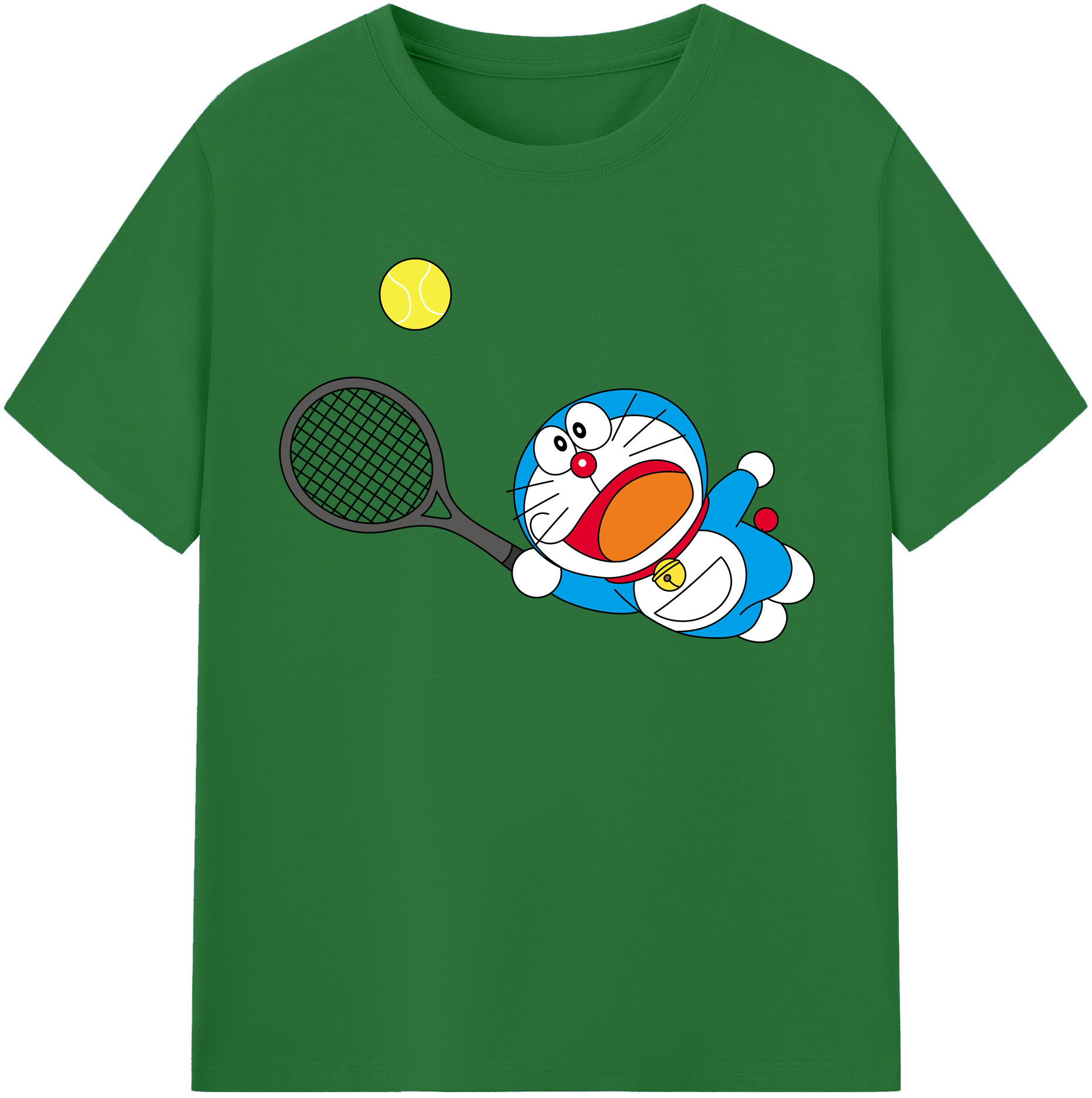 （画像用） ドラえもん Doraemon 綿100％半袖Tシャツ（フロントプリント）