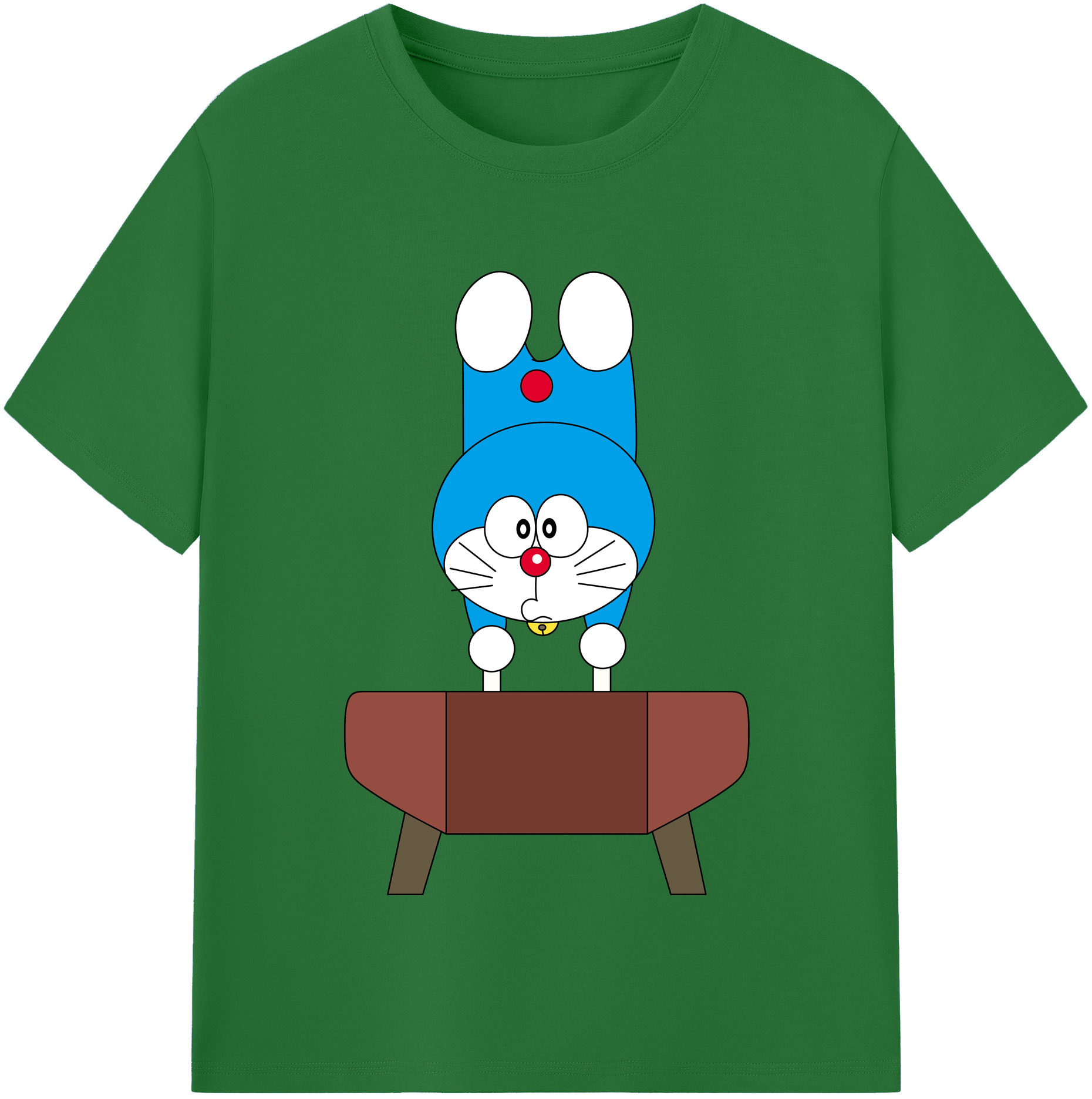 （画像用） ドラえもん Doraemon 綿100％半袖Tシャツ（フロントプリント）