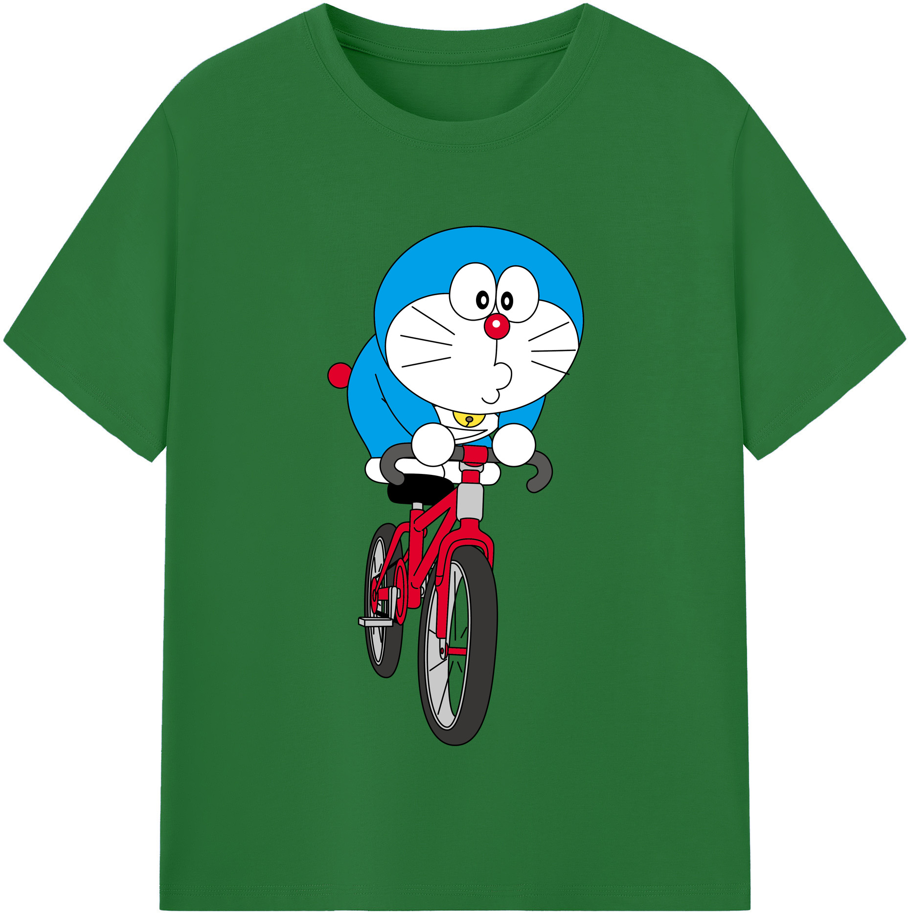 （画像用） ドラえもん Doraemon 綿100％半袖Tシャツ（フロントプリント）