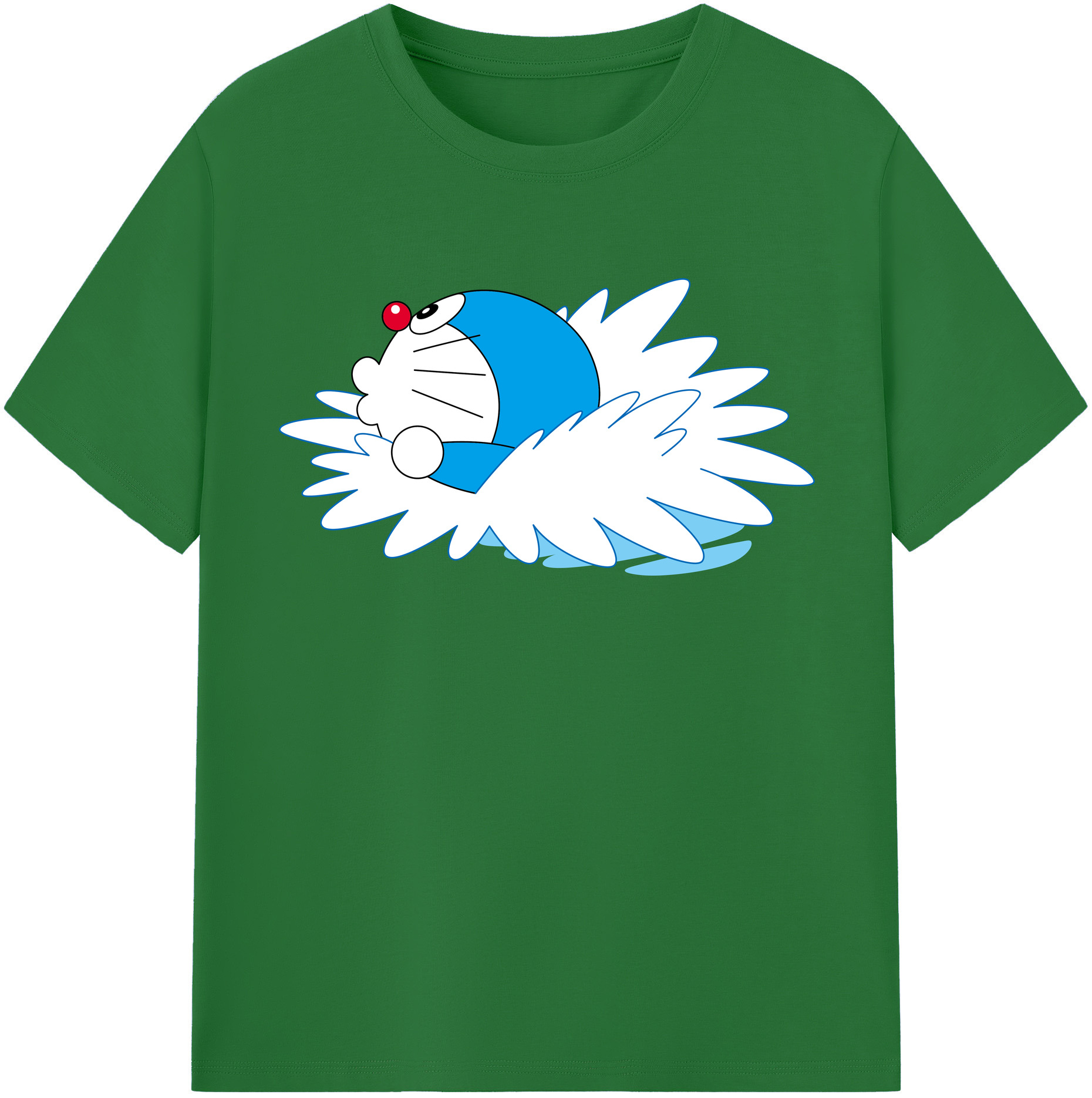 （画像用） ドラえもん Doraemon 綿100％半袖Tシャツ（フロントプリント）
