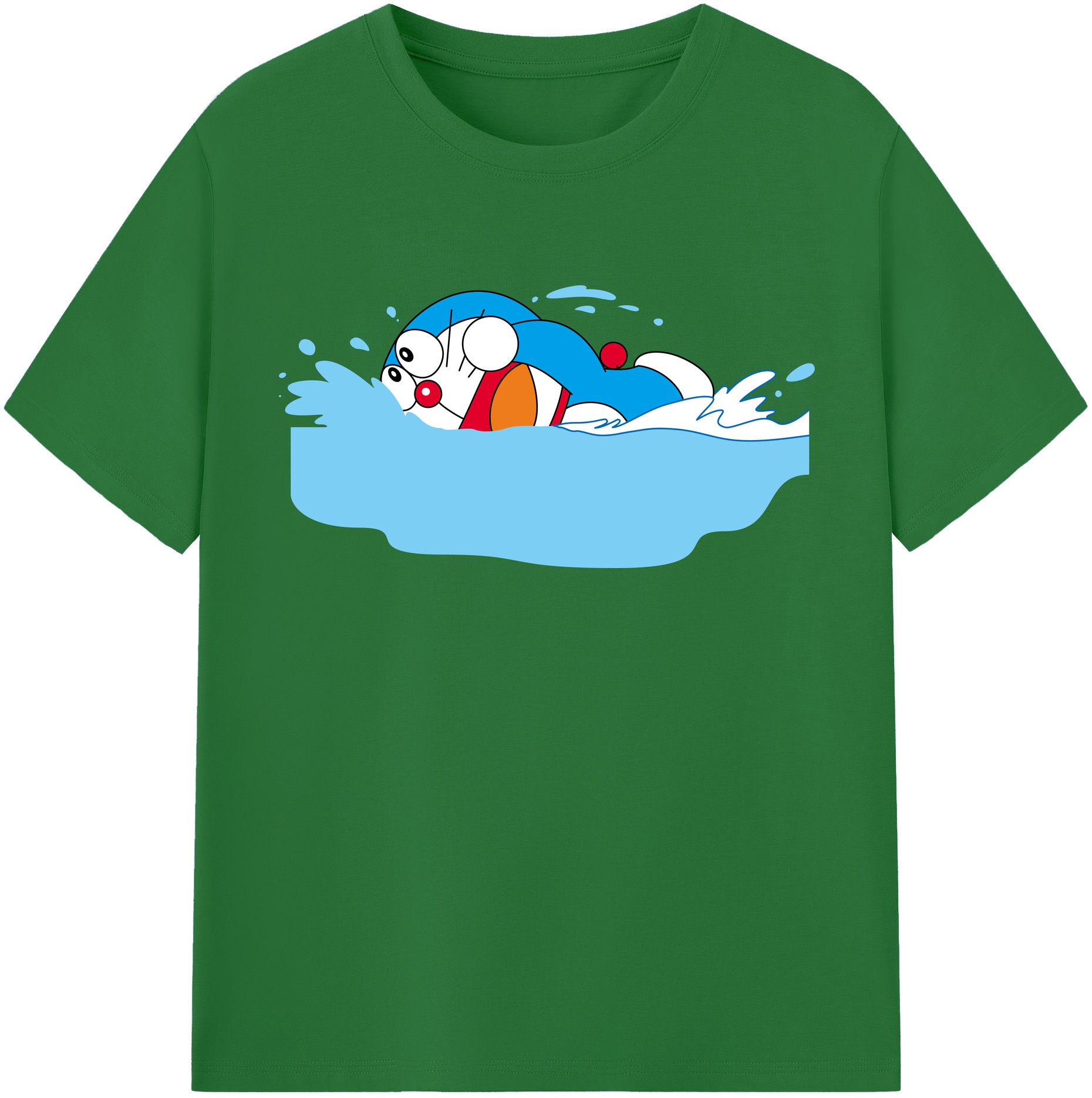 （画像用） ドラえもん Doraemon 綿100％半袖Tシャツ（フロントプリント）