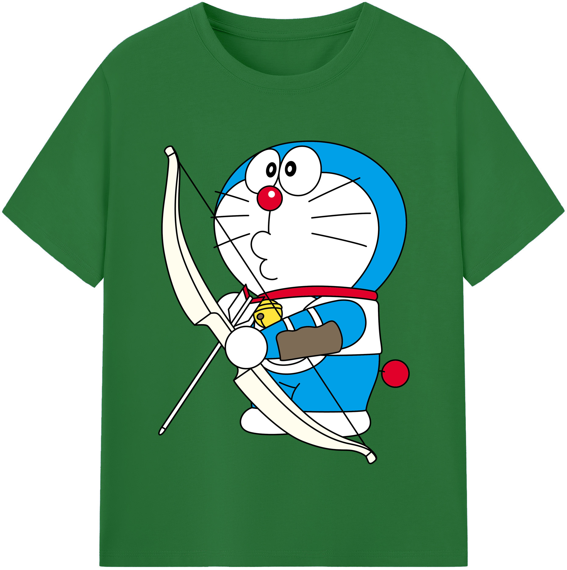 （画像用） ドラえもん Doraemon 綿100％半袖Tシャツ（フロントプリント）