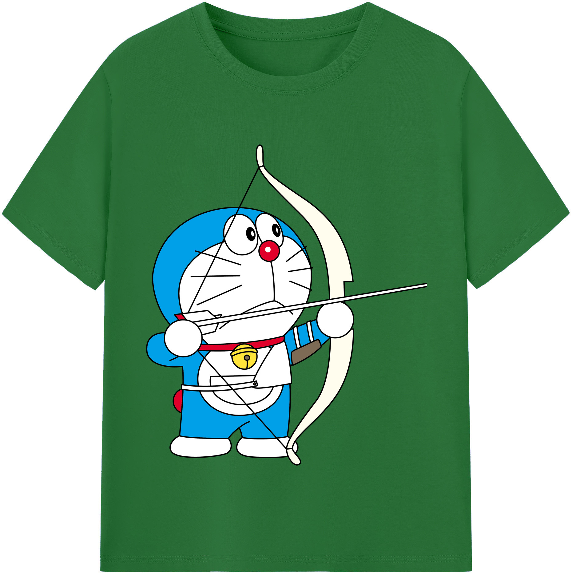 （画像用） ドラえもん Doraemon 綿100％半袖Tシャツ（フロントプリント）