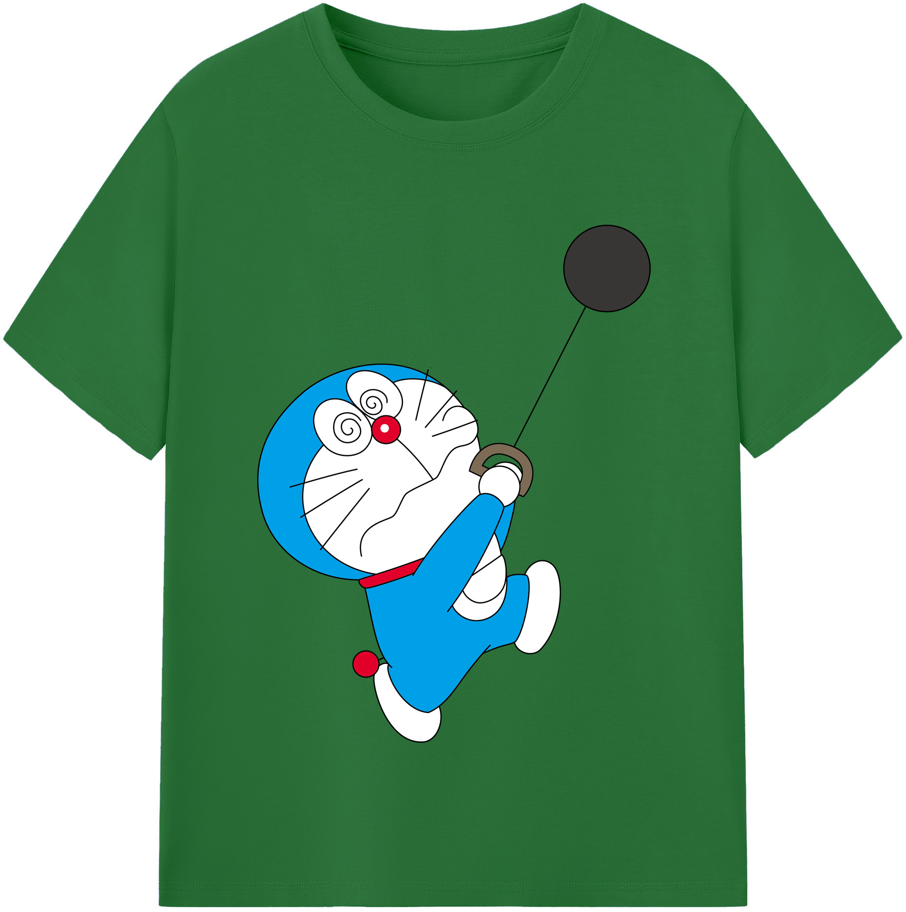 （画像用） ドラえもん Doraemon 綿100％半袖Tシャツ（フロントプリント）