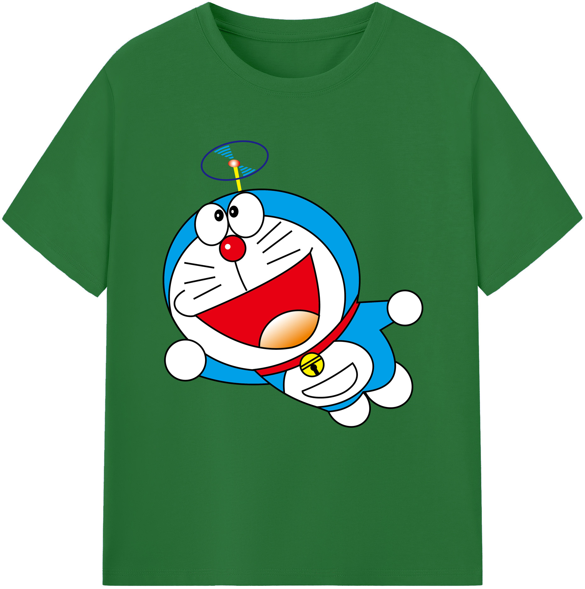 （画像用） ドラえもん Doraemon 綿100％半袖Tシャツ（フロントプリント）