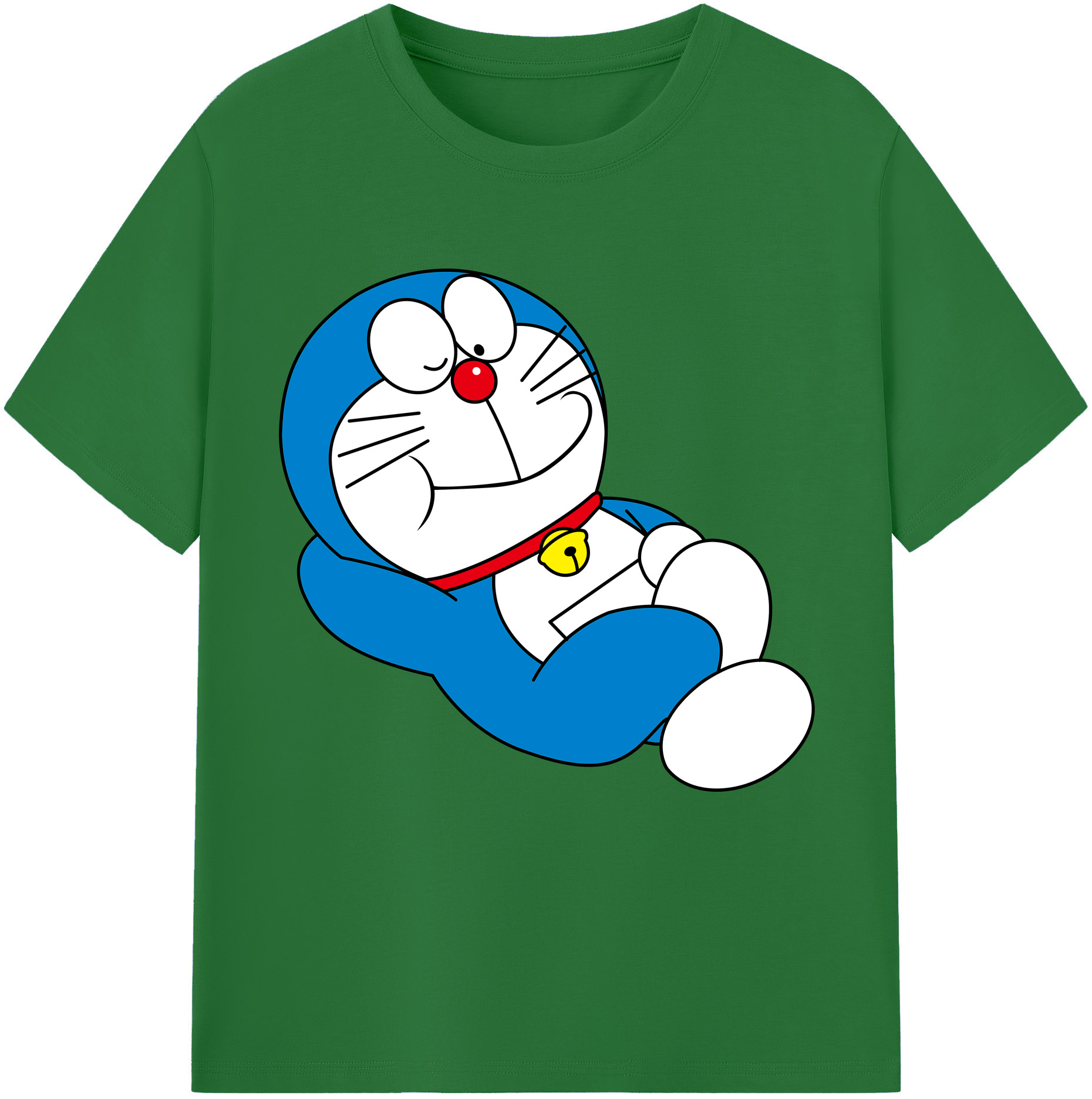 （画像用） ドラえもん Doraemon 綿100％半袖Tシャツ（フロントプリント）