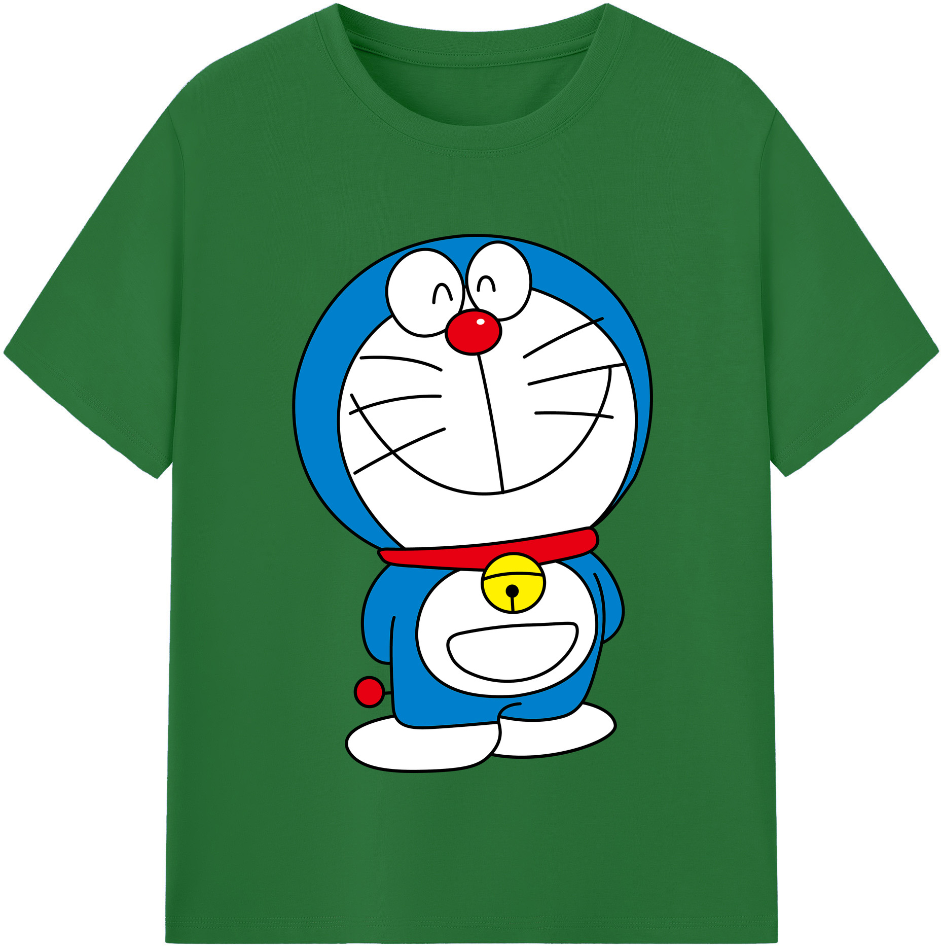 （画像用） ドラえもん Doraemon 綿100％半袖Tシャツ（フロントプリント）
