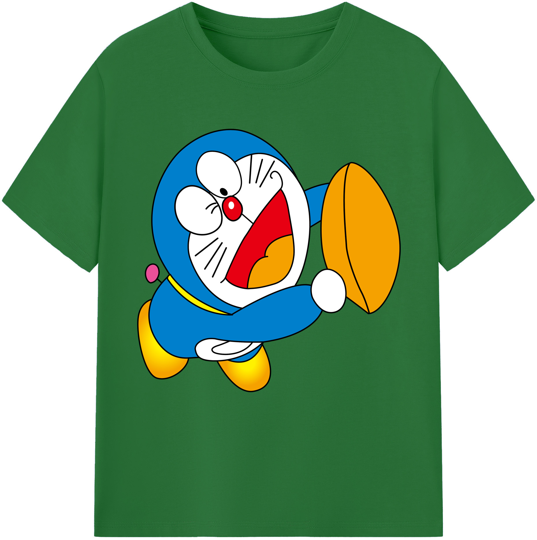 （画像用） ドラえもん Doraemon 綿100％半袖Tシャツ（フロントプリント）