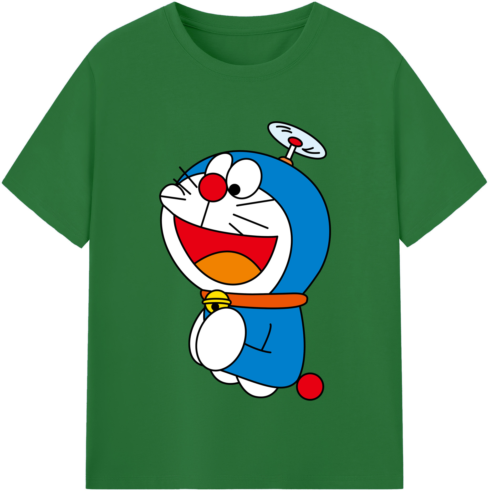（画像用） ドラえもん Doraemon 綿100％半袖Tシャツ（フロントプリント）