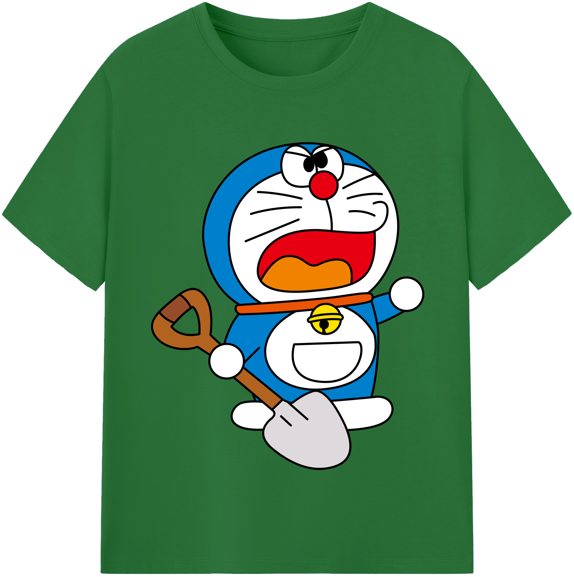 （画像用） ドラえもん Doraemon 綿100％半袖Tシャツ（フロントプリント）