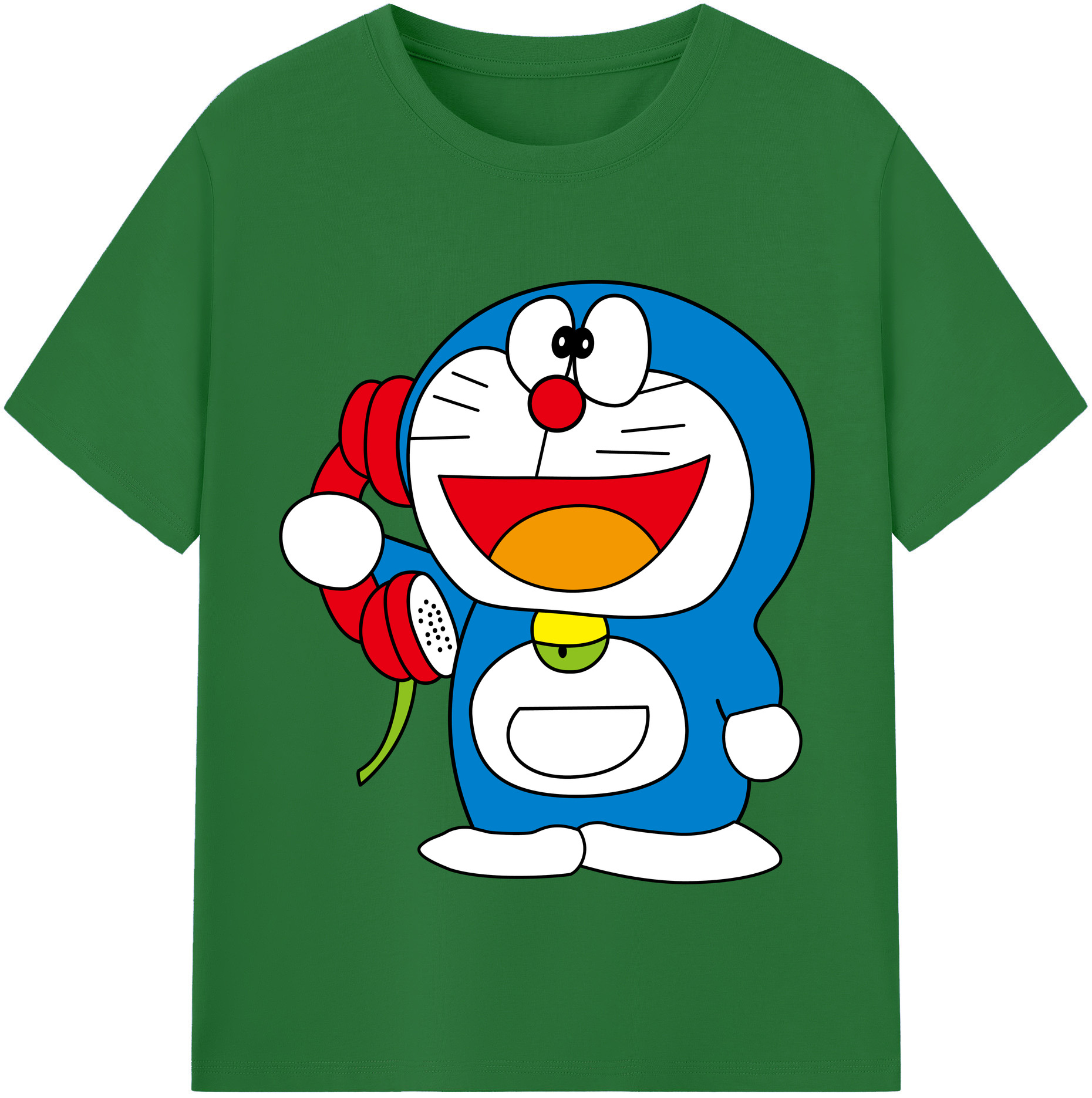 （画像用） ドラえもん Doraemon 綿100％半袖Tシャツ（フロントプリント）