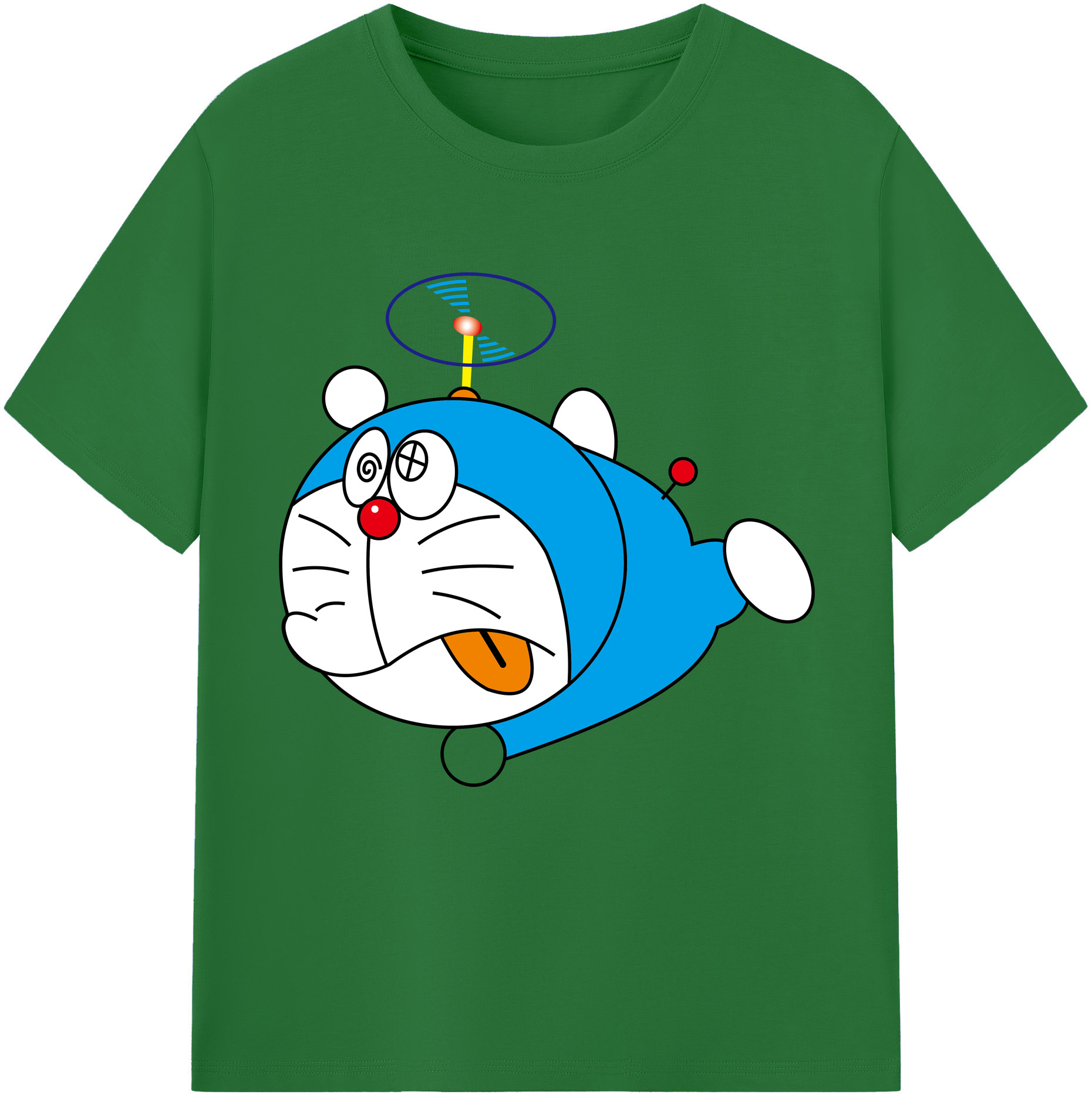 （画像用） ドラえもん Doraemon 綿100％半袖Tシャツ（フロントプリント）