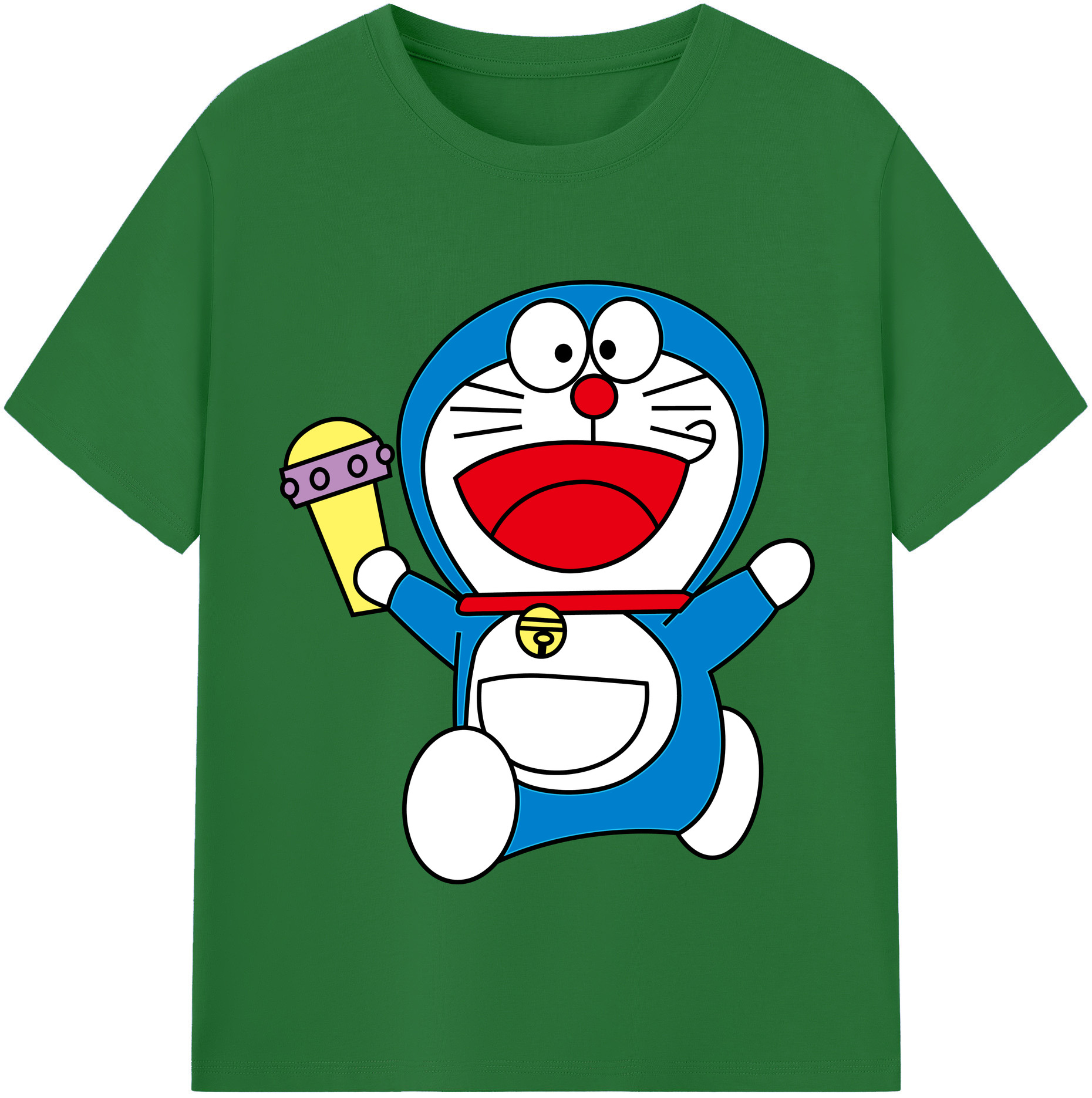 （画像用） ドラえもん Doraemon 綿100％半袖Tシャツ（フロントプリント）