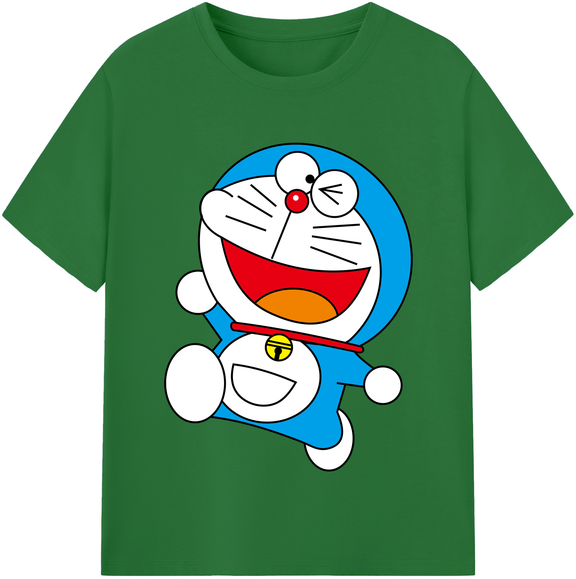 （画像用） ドラえもん Doraemon 綿100％半袖Tシャツ（フロントプリント）