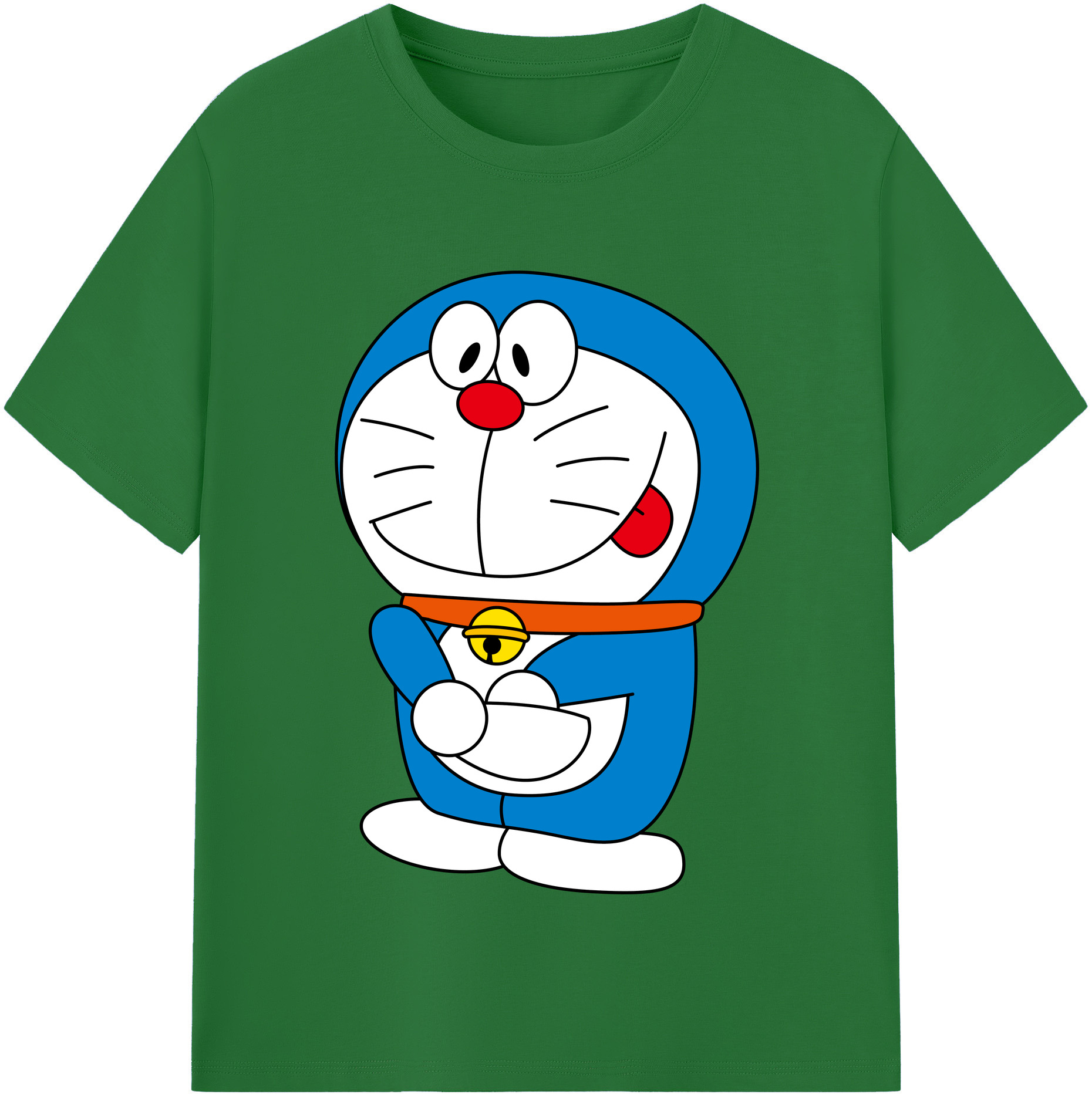 （画像用） ドラえもん Doraemon 綿100％半袖Tシャツ（フロントプリント）