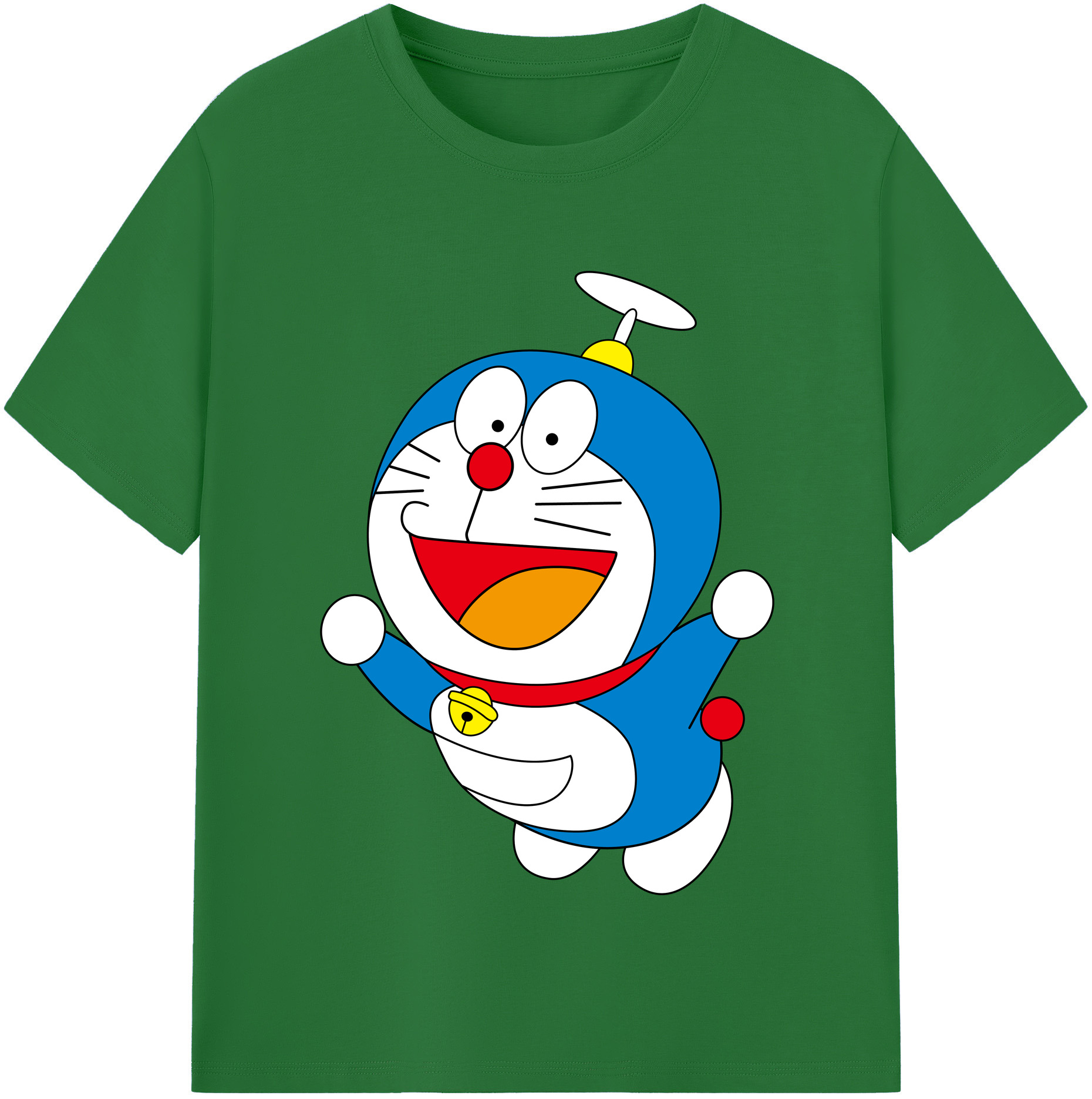 （画像用） ドラえもん Doraemon 綿100％半袖Tシャツ（フロントプリント）