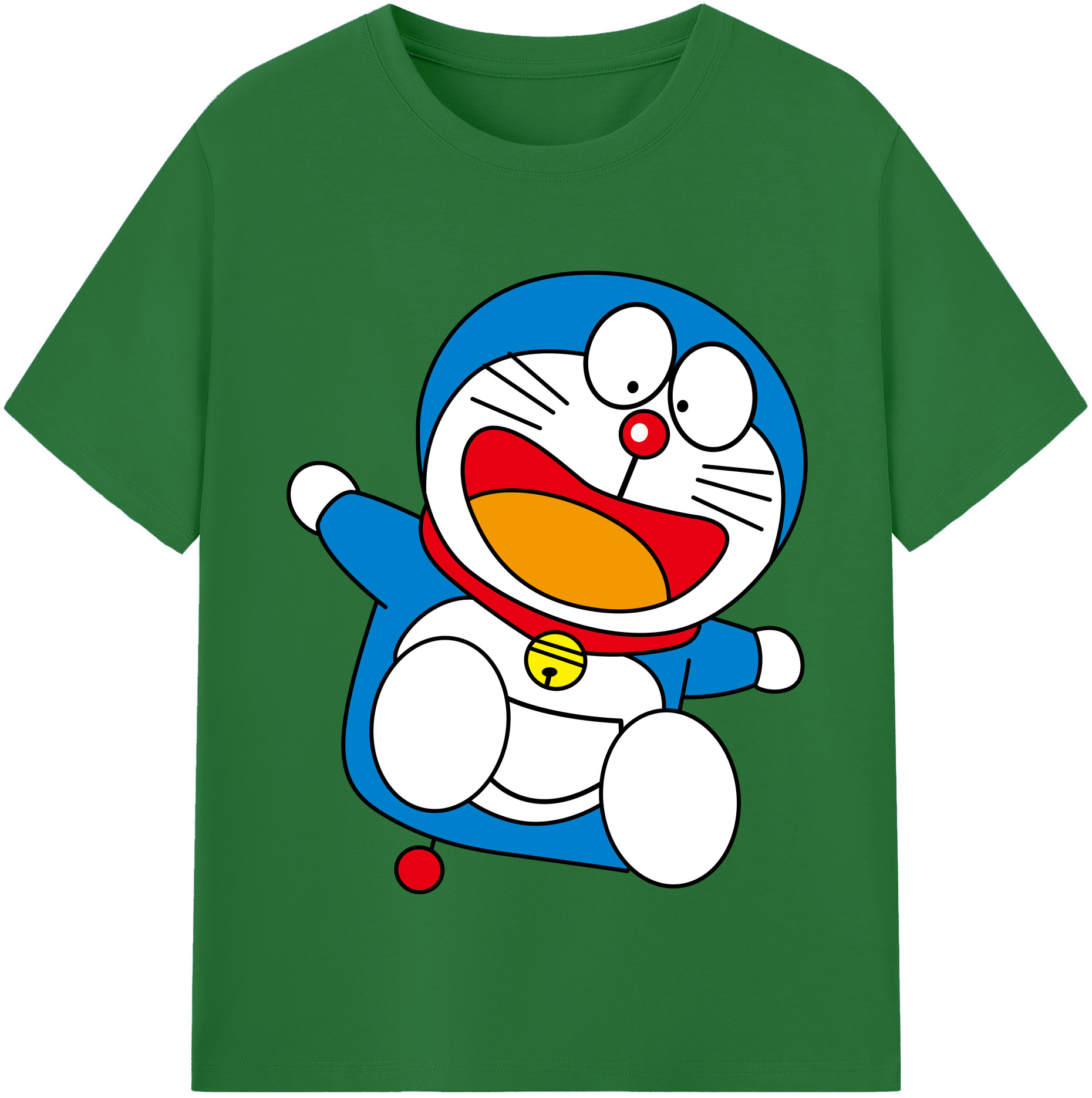 （画像用） ドラえもん Doraemon 綿100％半袖Tシャツ（フロントプリント）